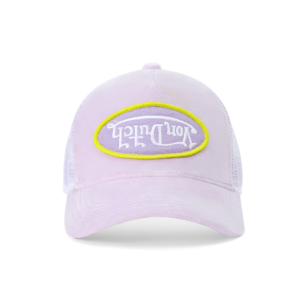 Von Dutch Kids Velvet Trucker Hat -  Light Purple