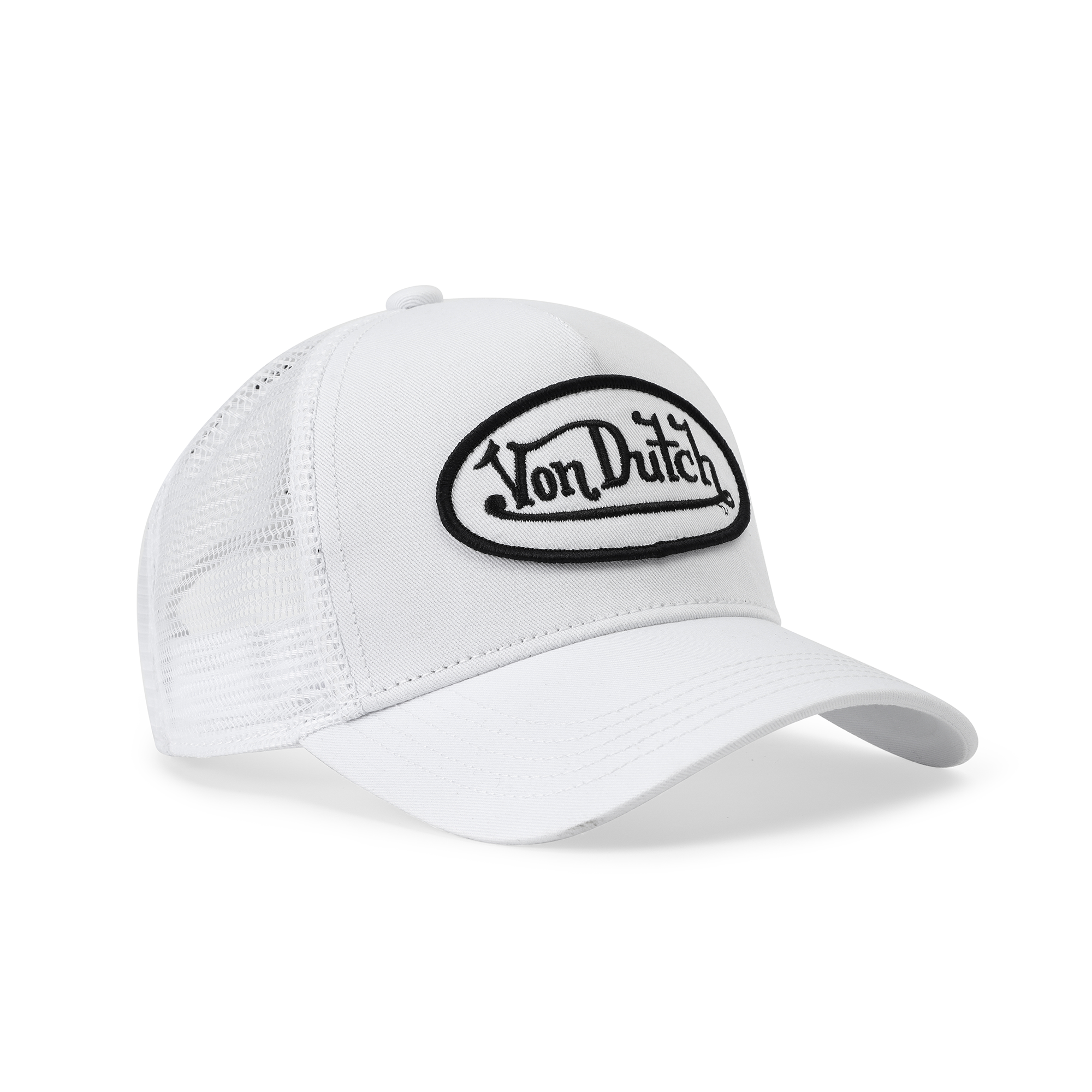 Von Dutch Kids Classic Trucker Hat - White & Black - Image 4