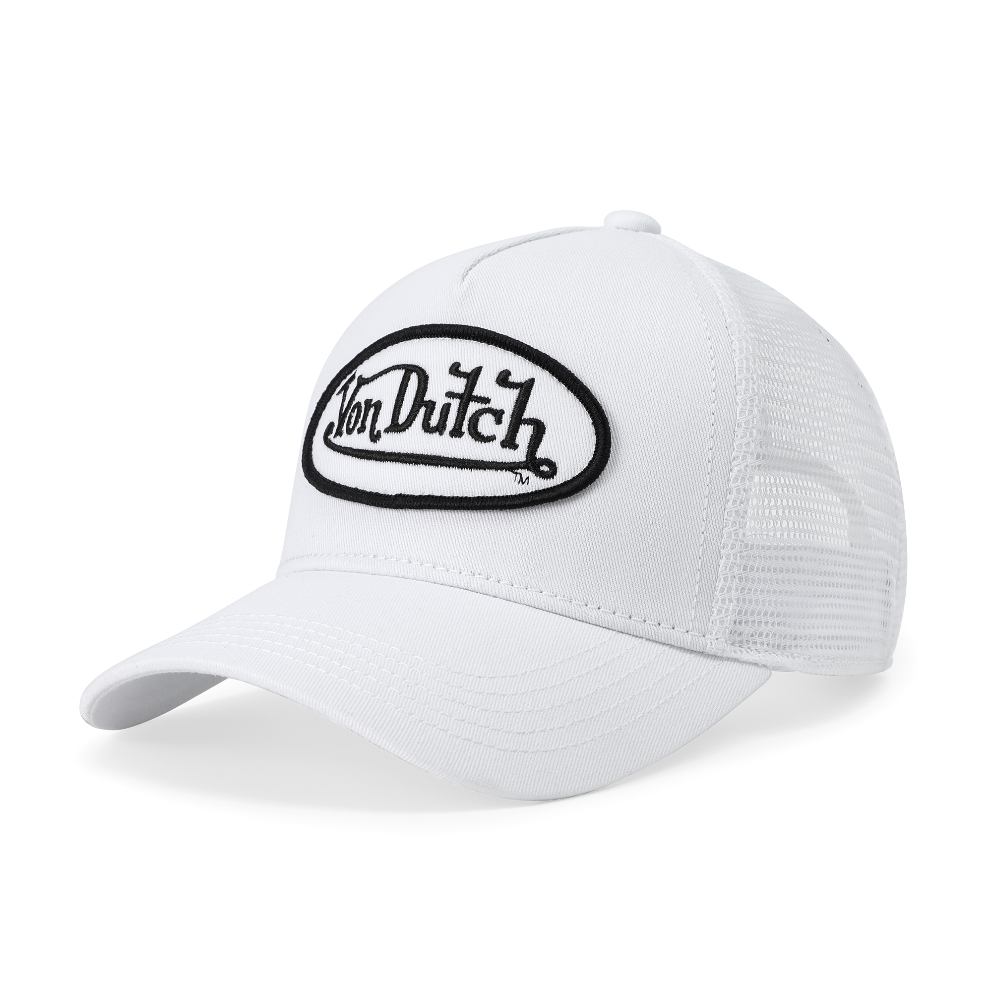 Von Dutch Kids Classic Trucker Hat - White & Black - Image 7