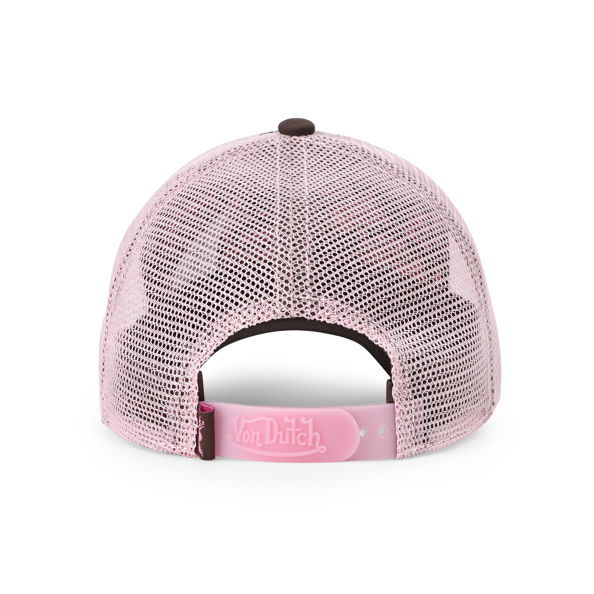Von Dutch Kids Classic Trucker Hat - Brown & Pink - Image 7