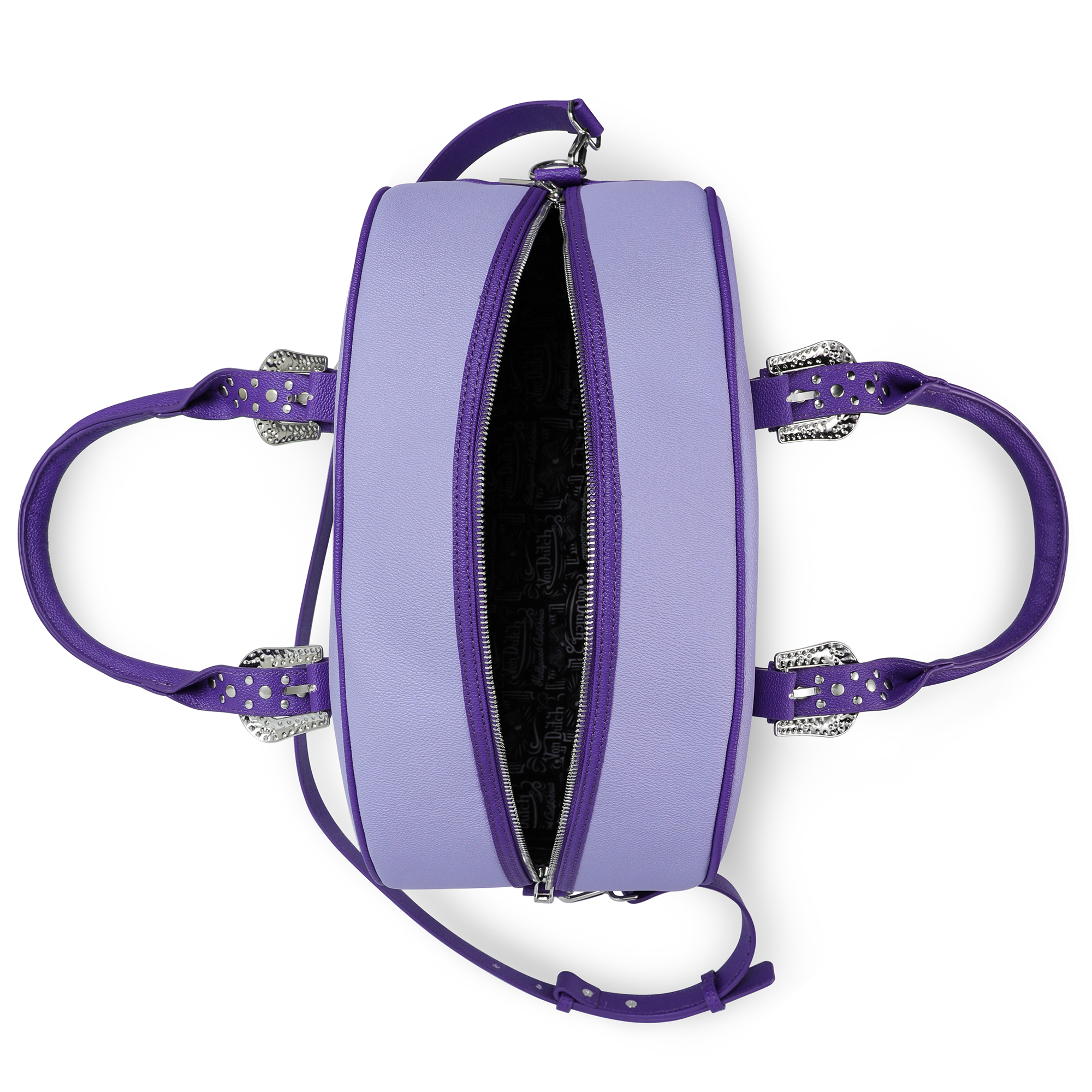 Von Dutch Purple & Lavender Duffle Bowling Bag - Image 3