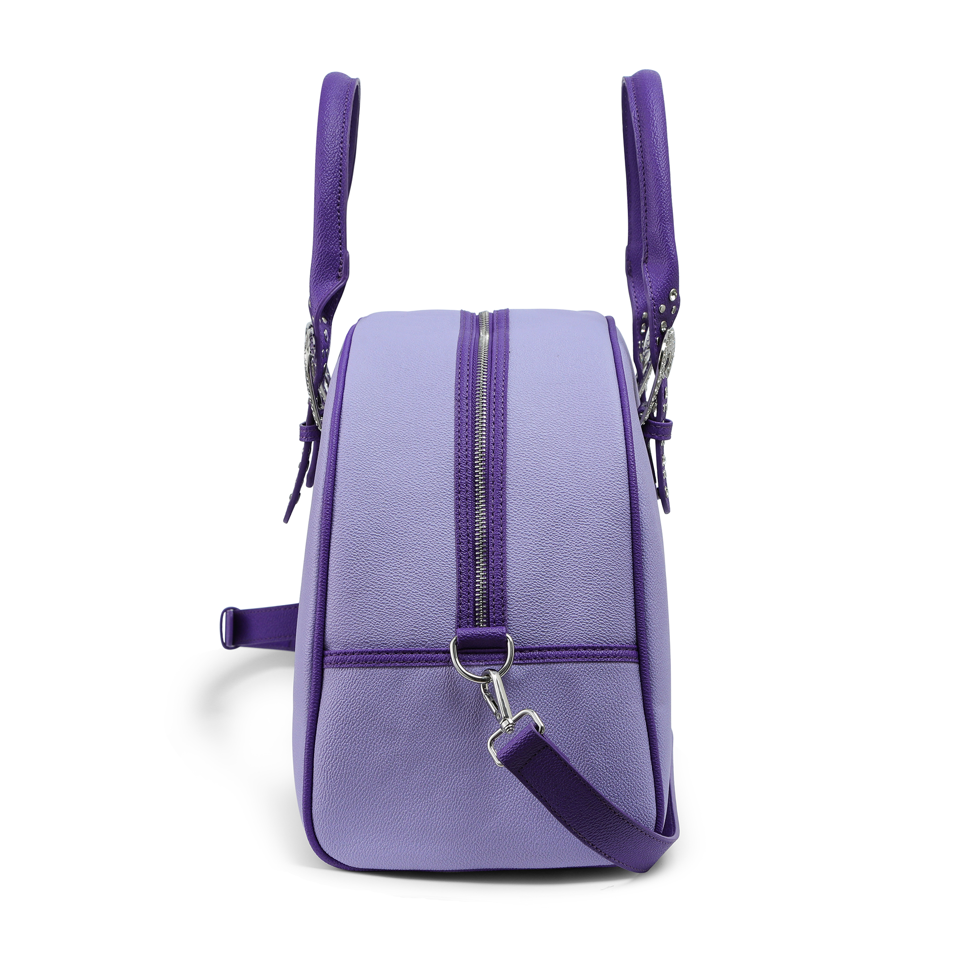 Von Dutch Purple & Lavender Duffle Bowling Bag - Image 5