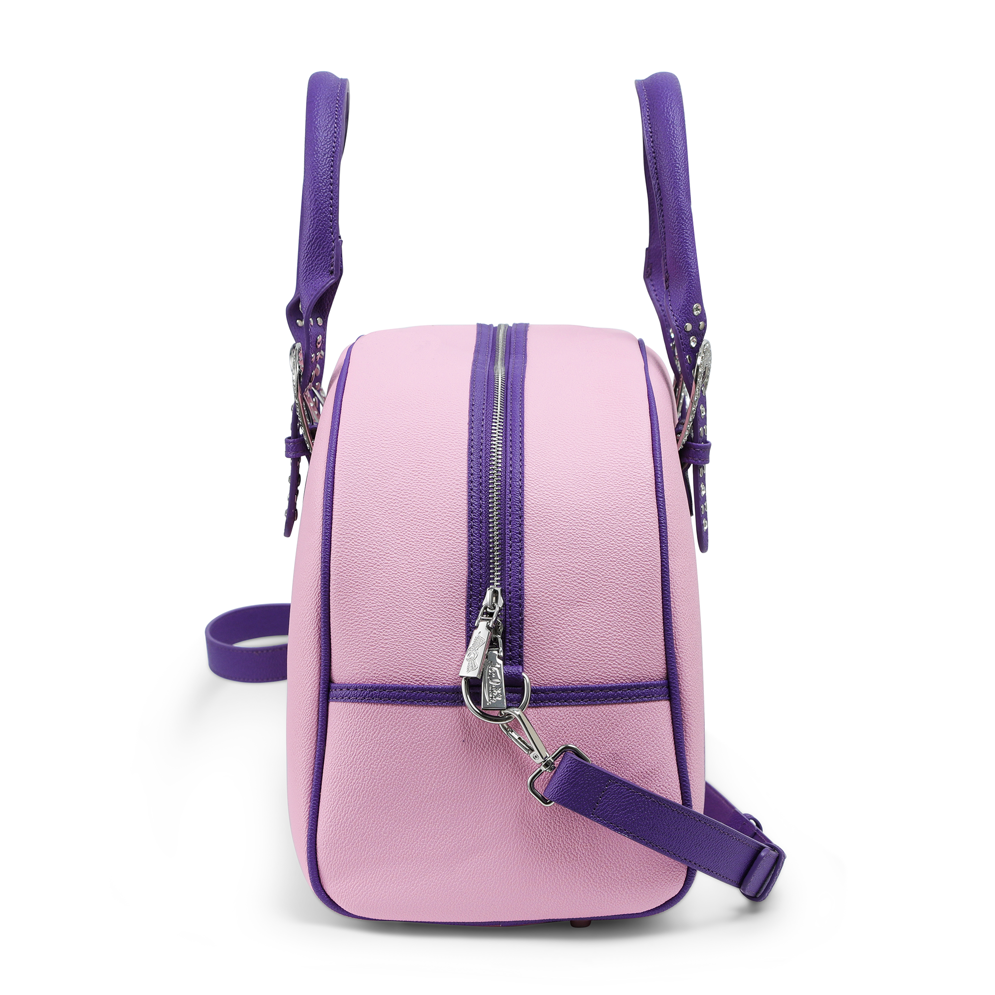 Von Dutch Pink & Purple Duffle Bowling Bag - Image 5