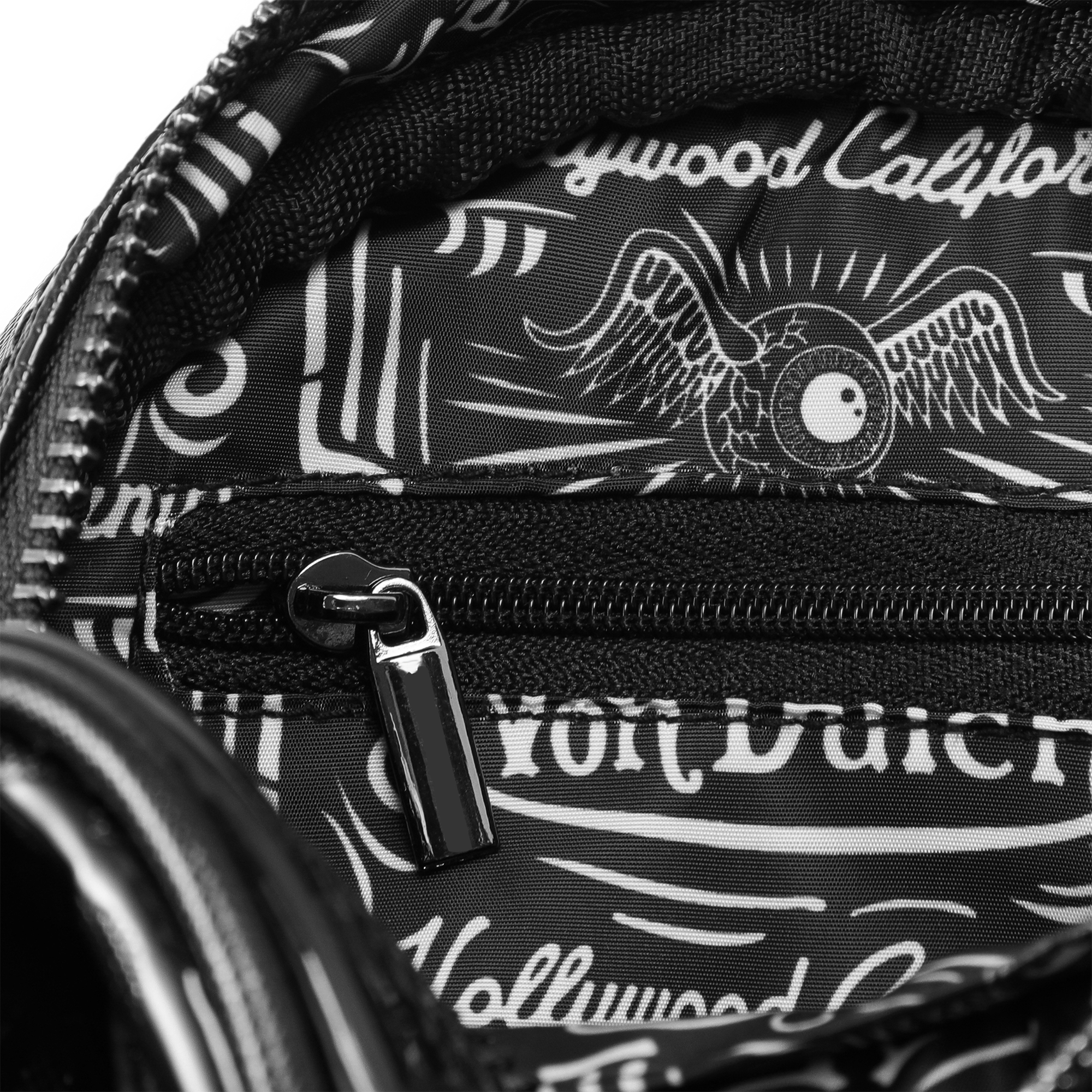 Von Dutch Mini Bowling Bag - Black Onyx Reflective - Image 4