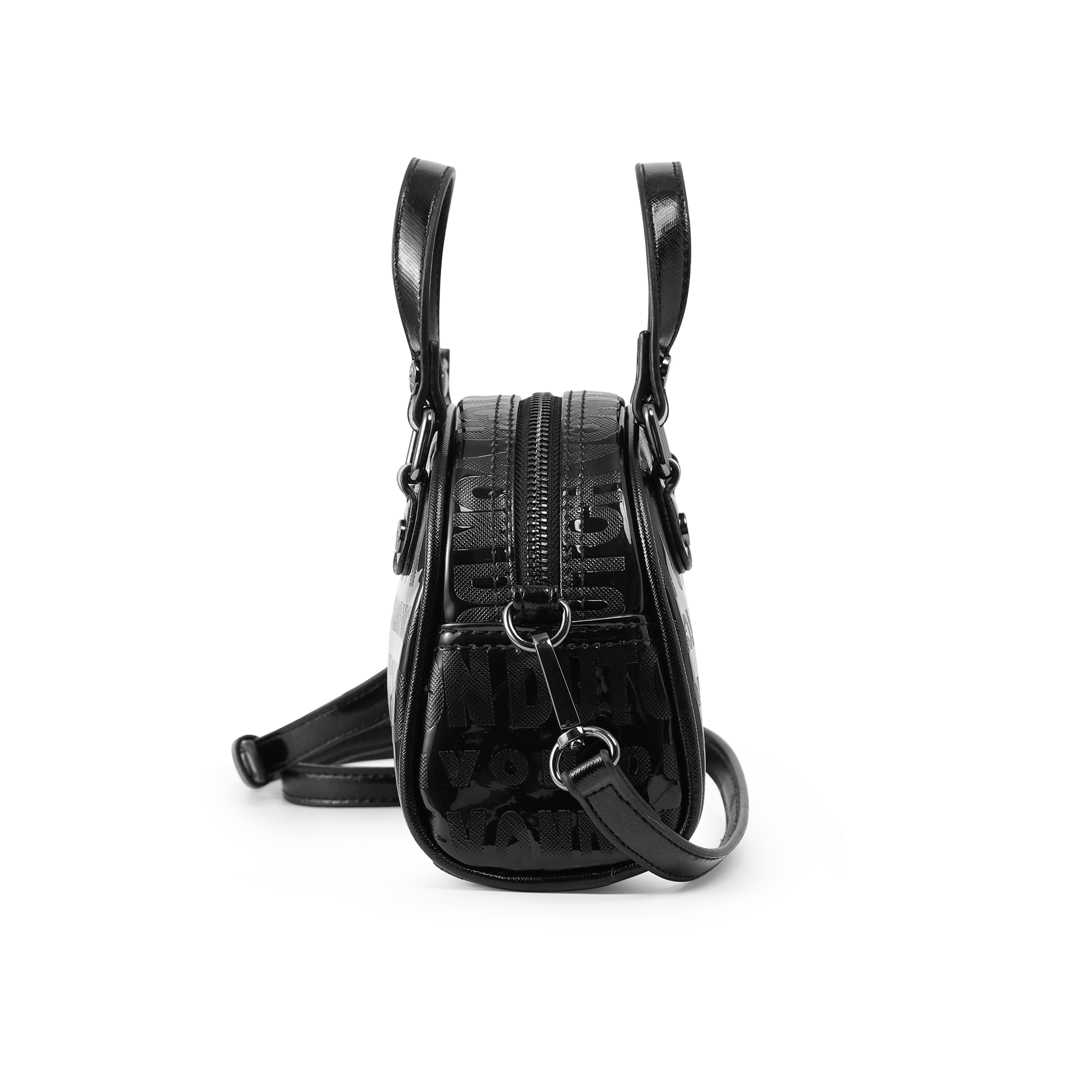 Von Dutch Mini Bowling Bag - Black Onyx Reflective - Image 5