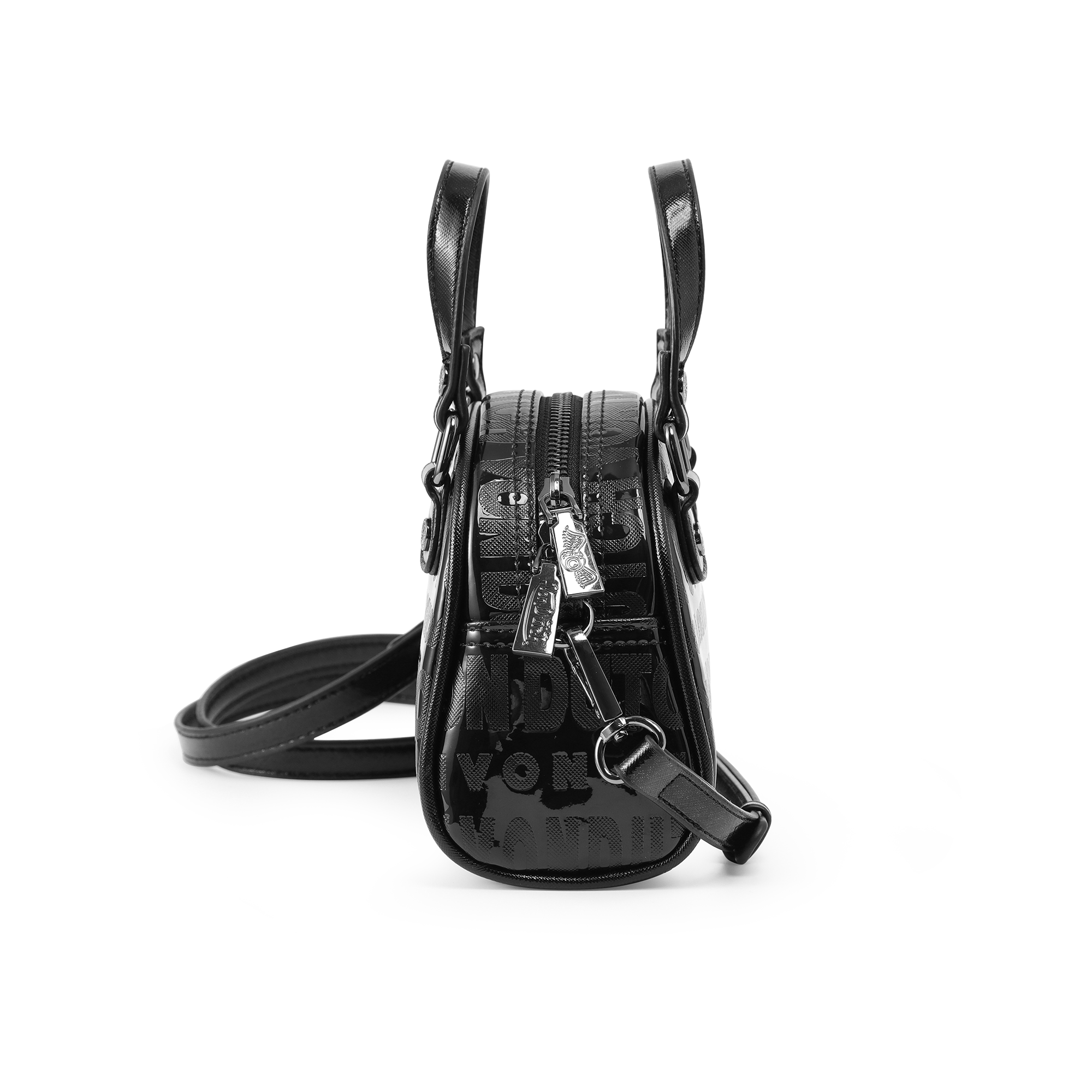 Von Dutch Mini Bowling Bag - Black Onyx Reflective - Image 7