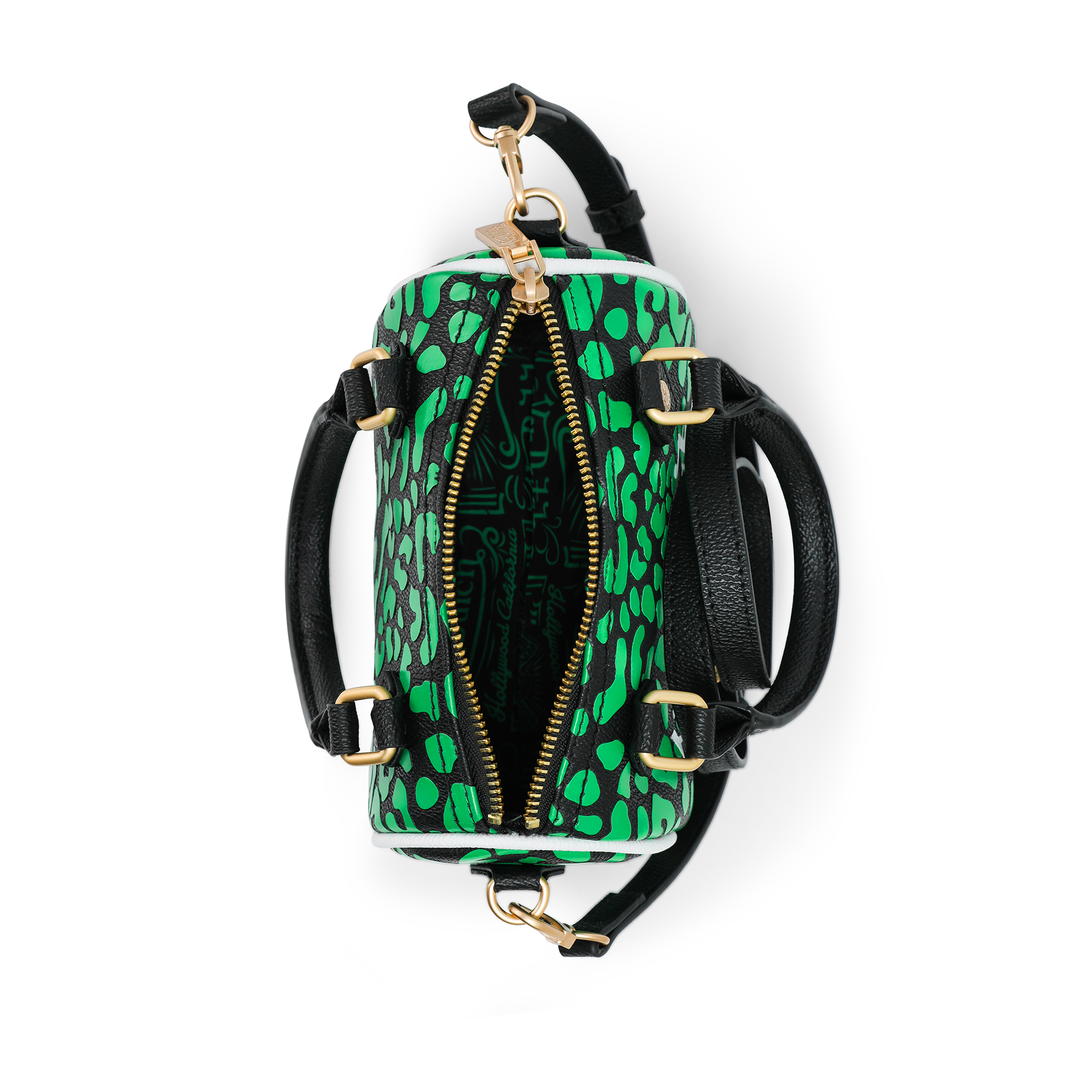 Von Dutch Hanna Bag - Lime Green Cheetah - Image 3