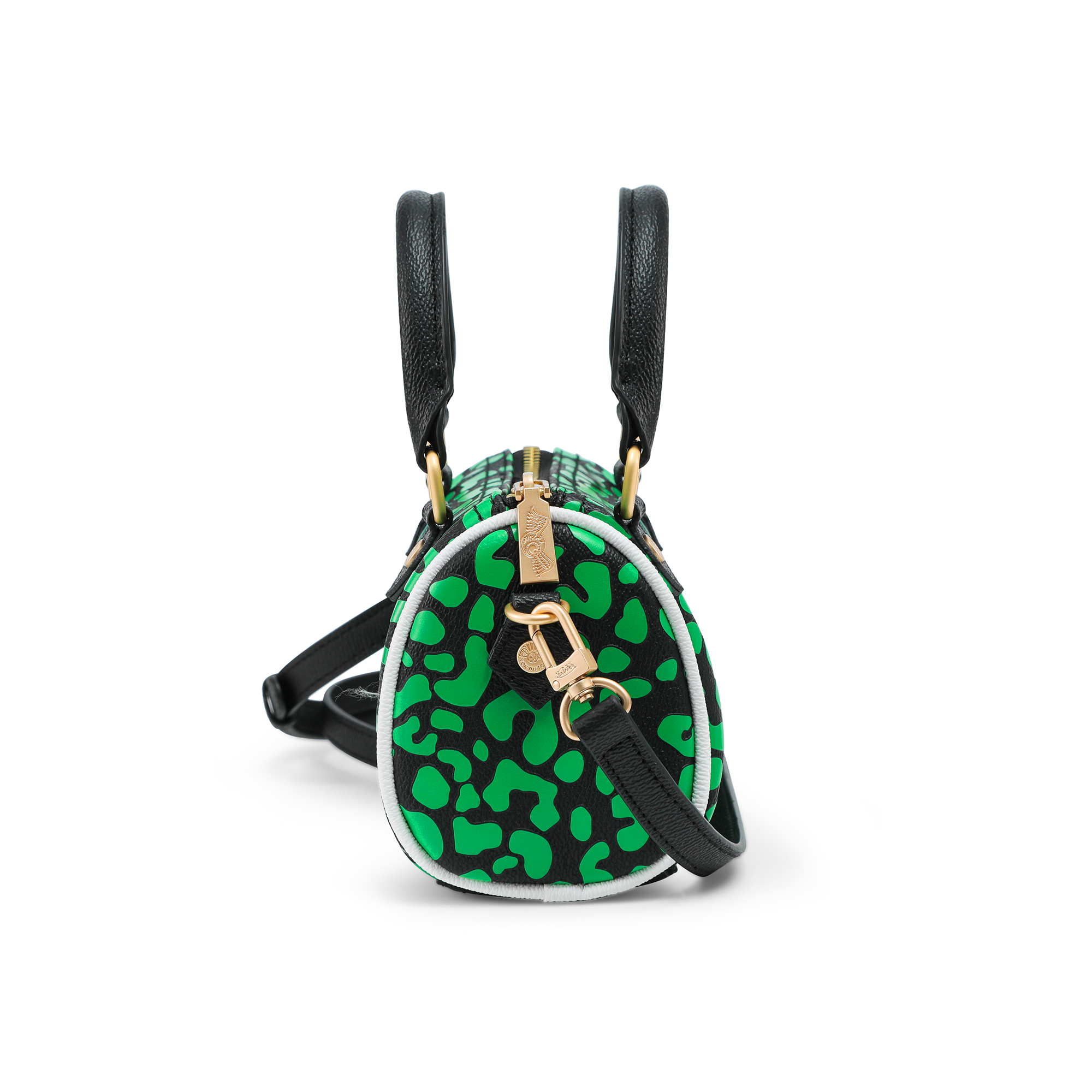 Von Dutch Hanna Bag - Lime Green Cheetah - Image 5