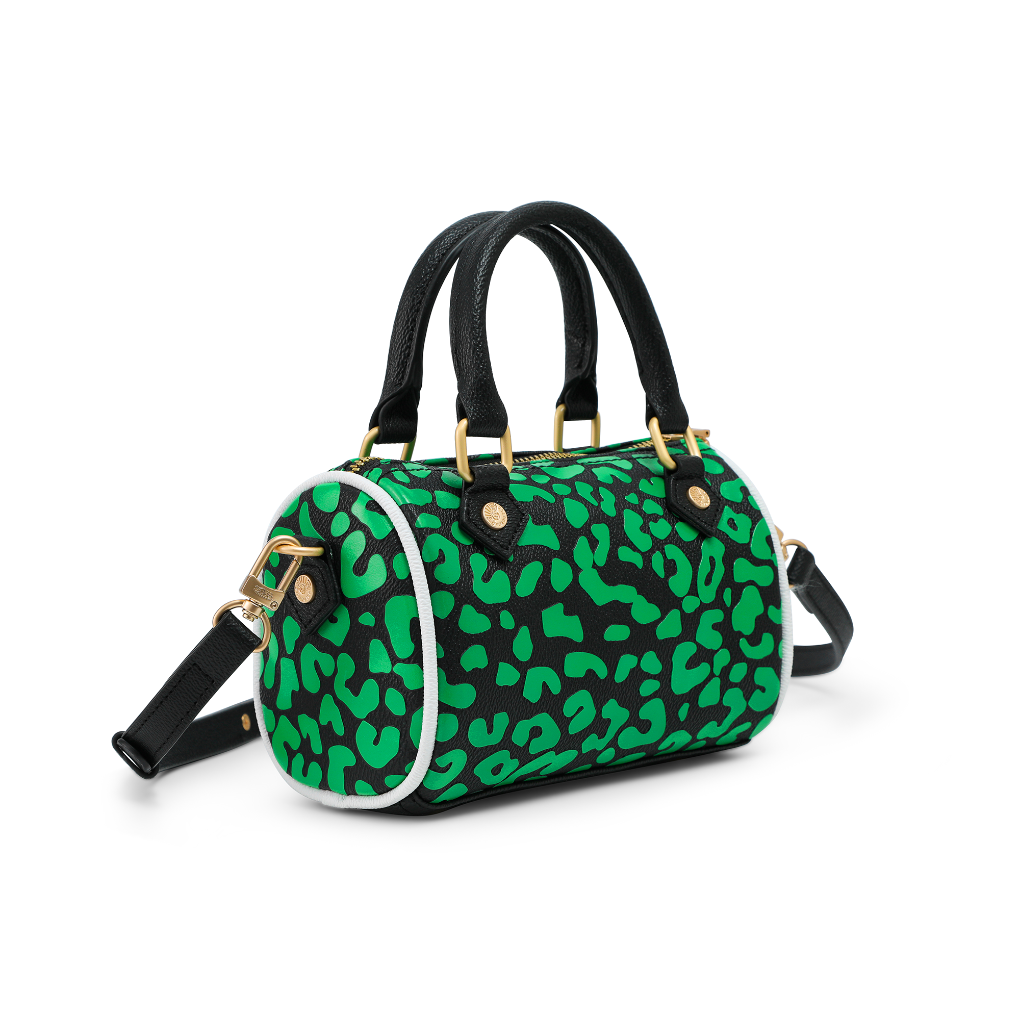 Von Dutch Hanna Bag - Lime Green Cheetah - Image 7
