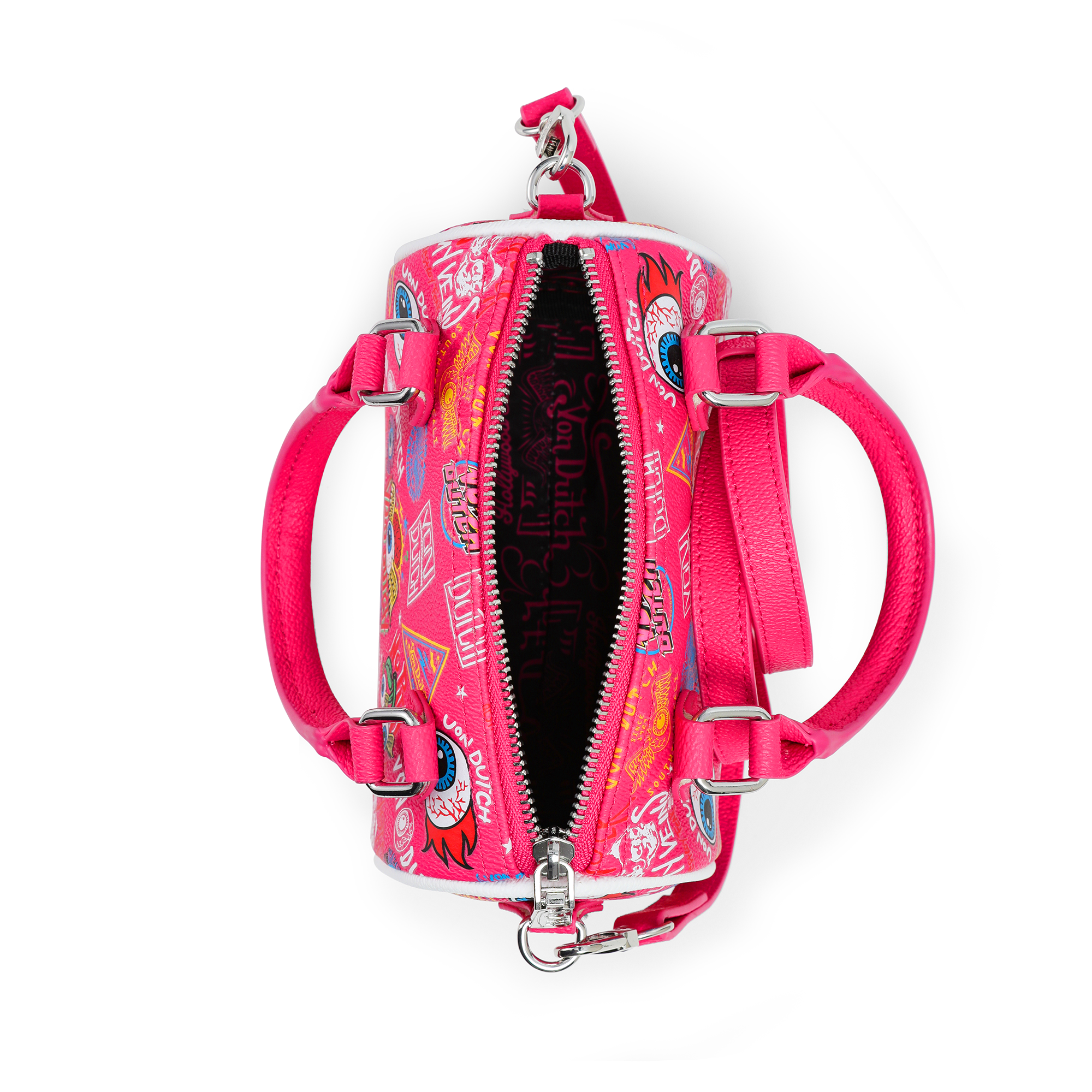 Von Dutch Hanna Bag - Hot Pink Jax - Image 3