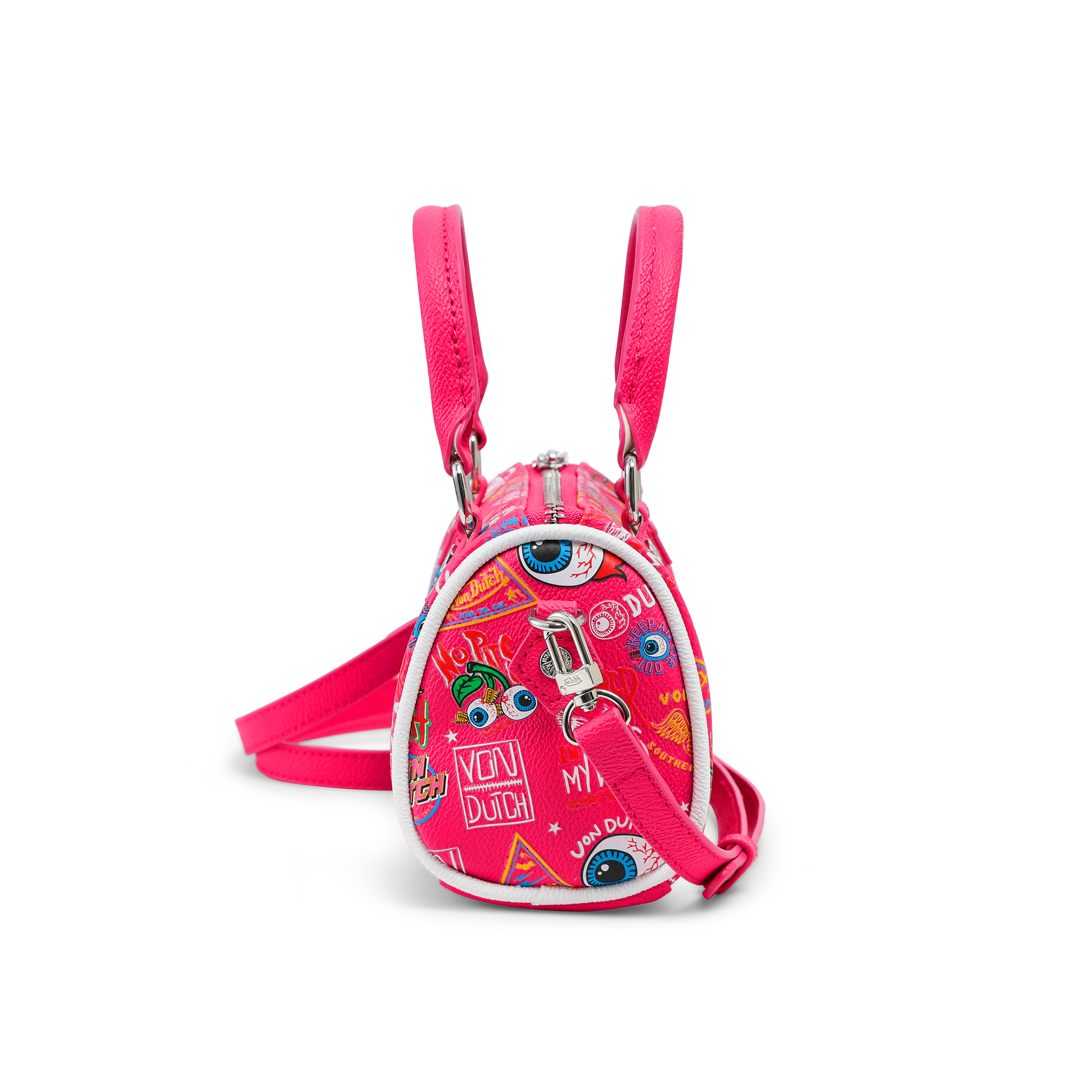 Von Dutch Hanna Bag - Hot Pink Jax - Image 5
