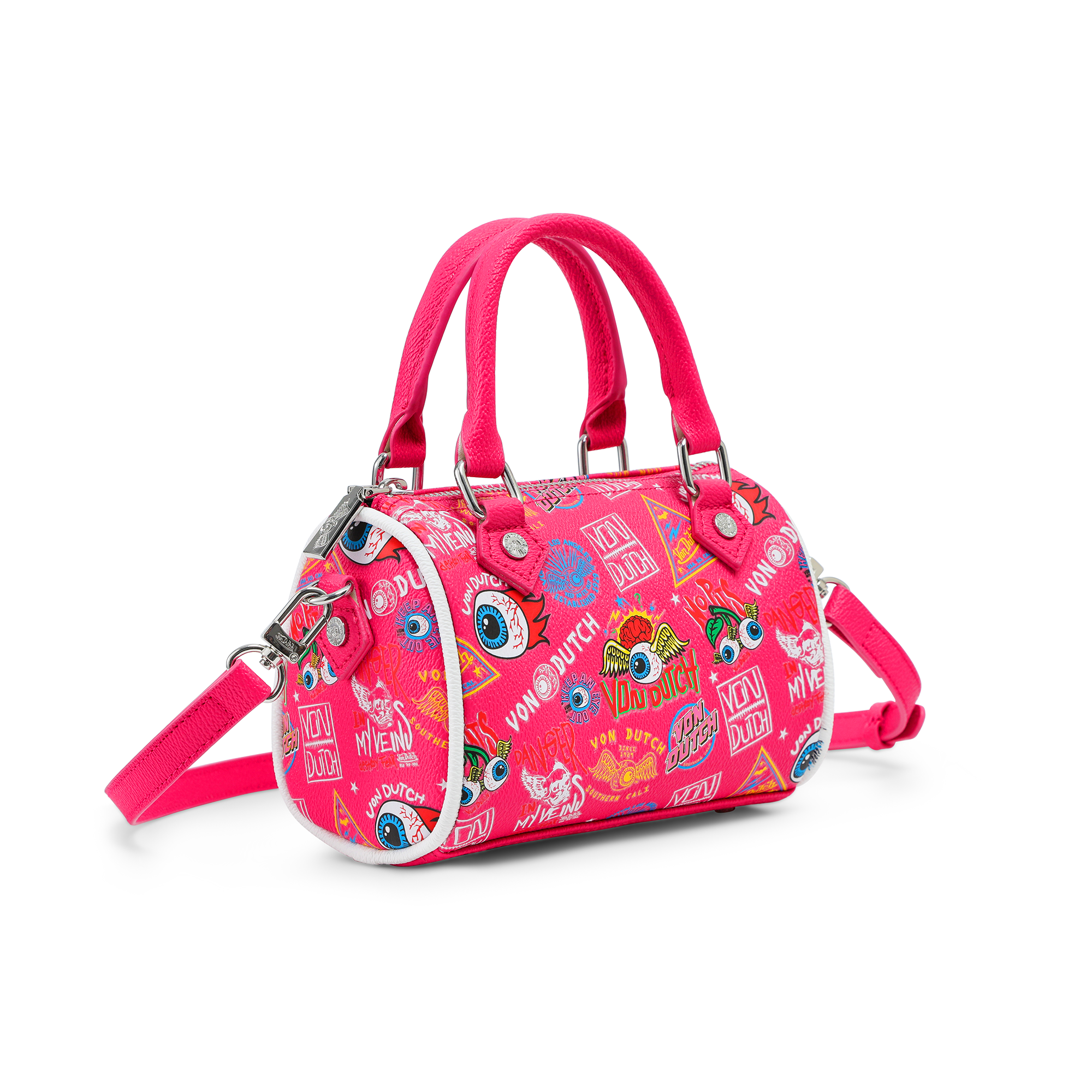 Von Dutch Hanna Bag - Hot Pink Jax - Image 7
