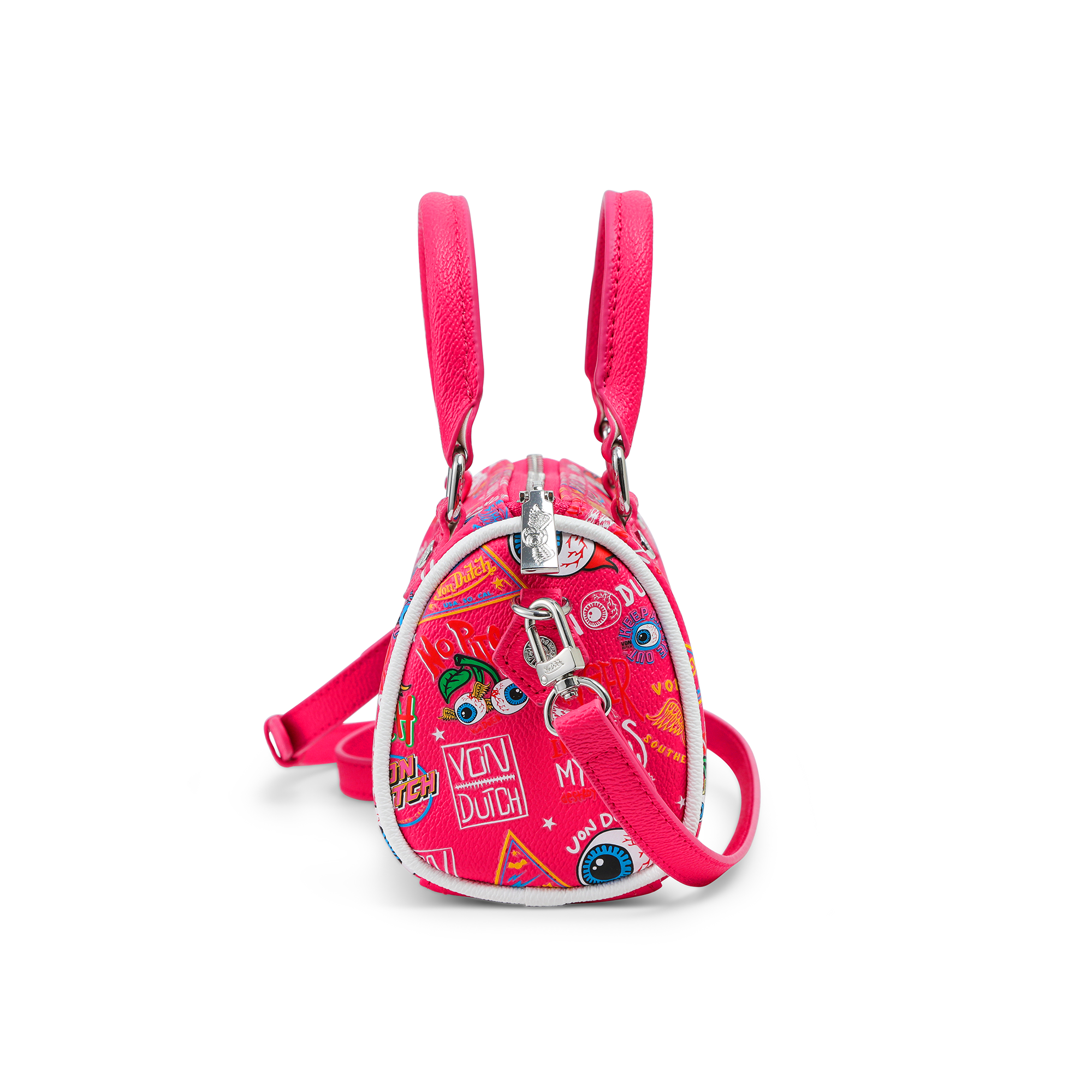 Von Dutch Hanna Bag - Hot Pink Jax - Image 8