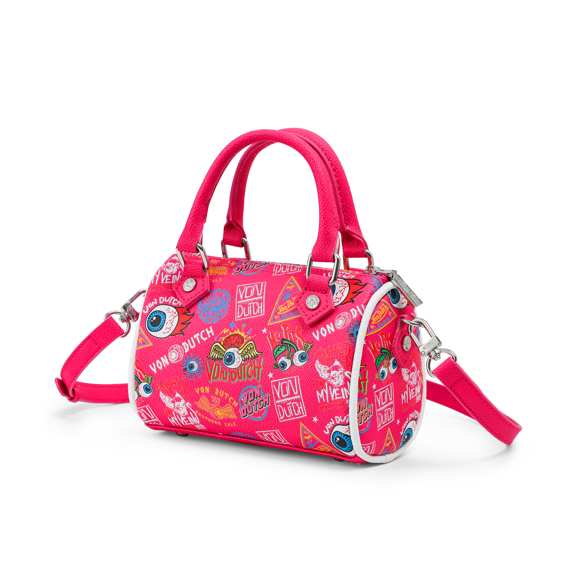 Von Dutch Hanna Bag - Hot Pink Jax - Image 2