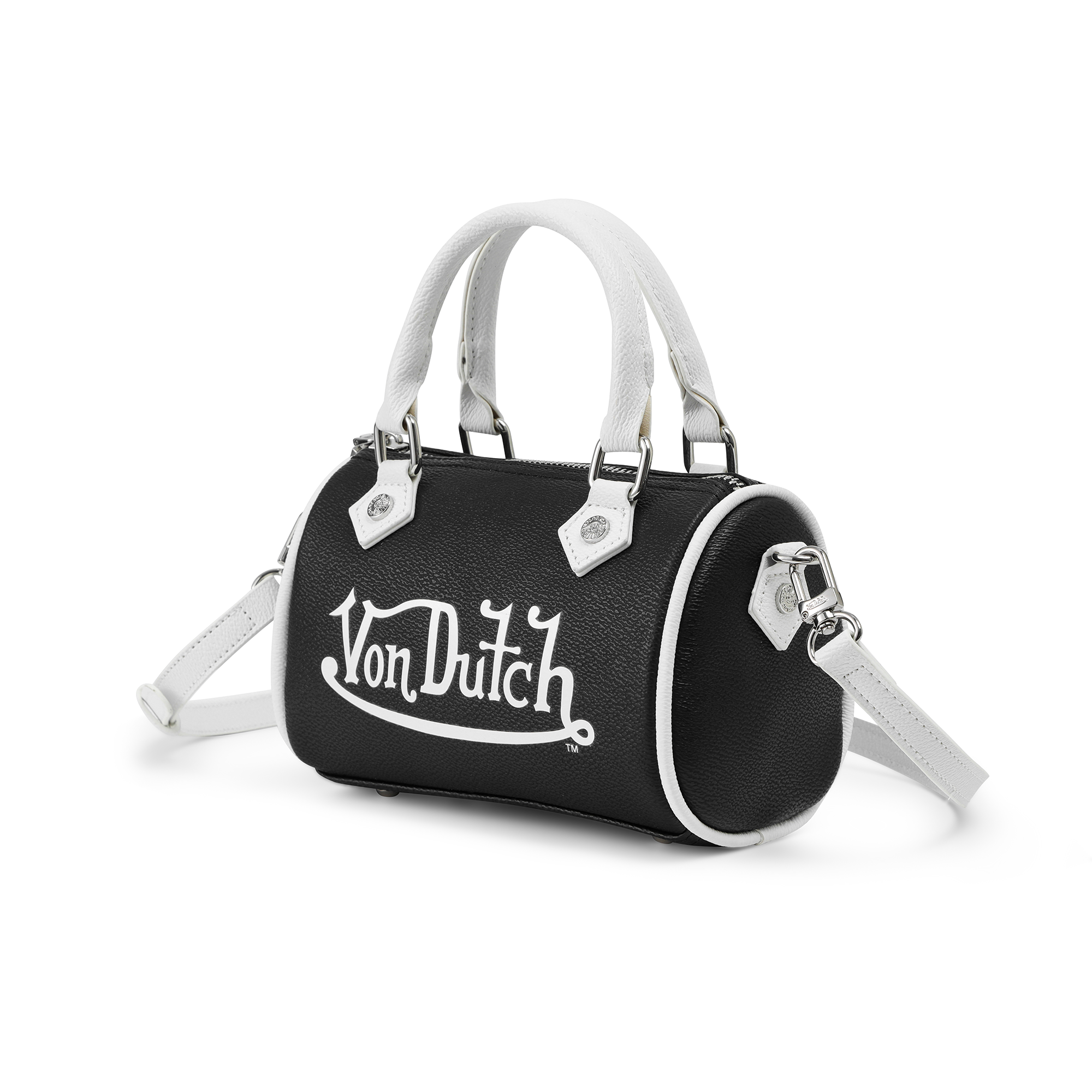 Von Dutch Core Hanna Bag - Black & White - Image 2