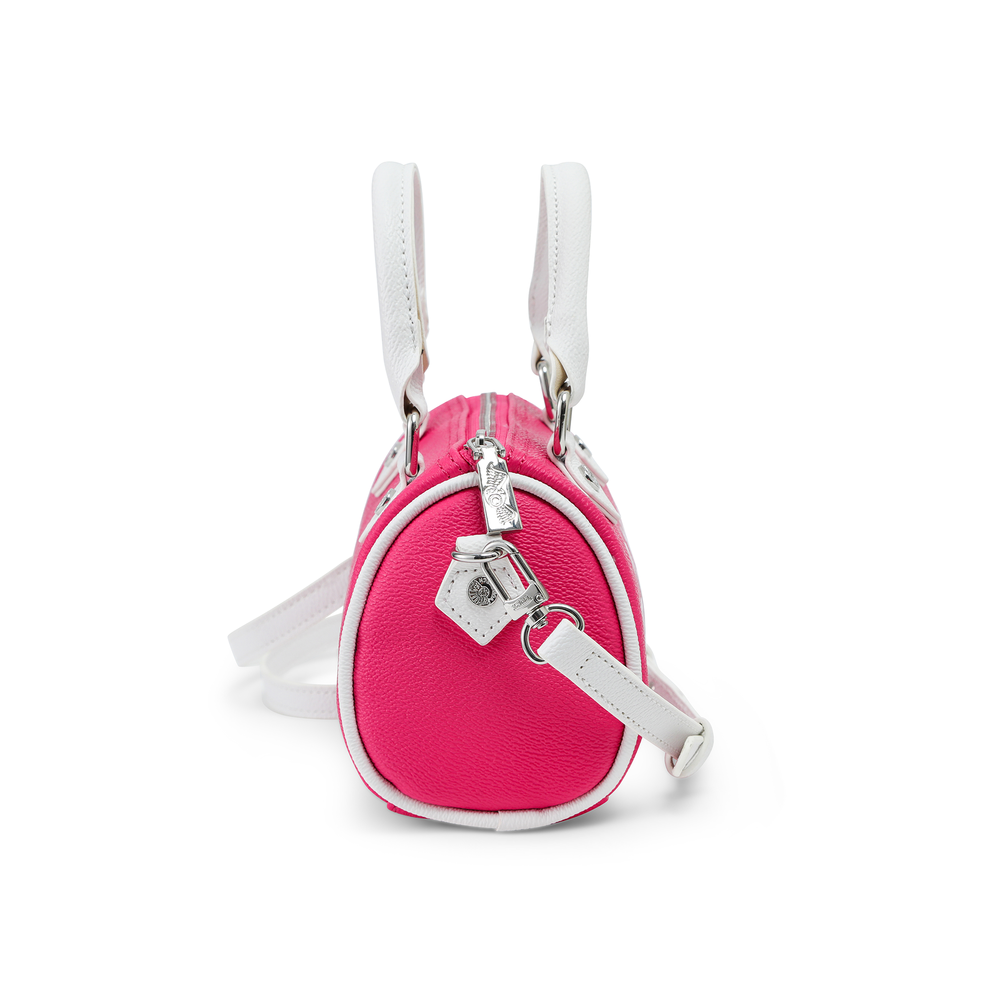 Von Dutch Core Hanna Bag - Hot Pink & White - Image 5