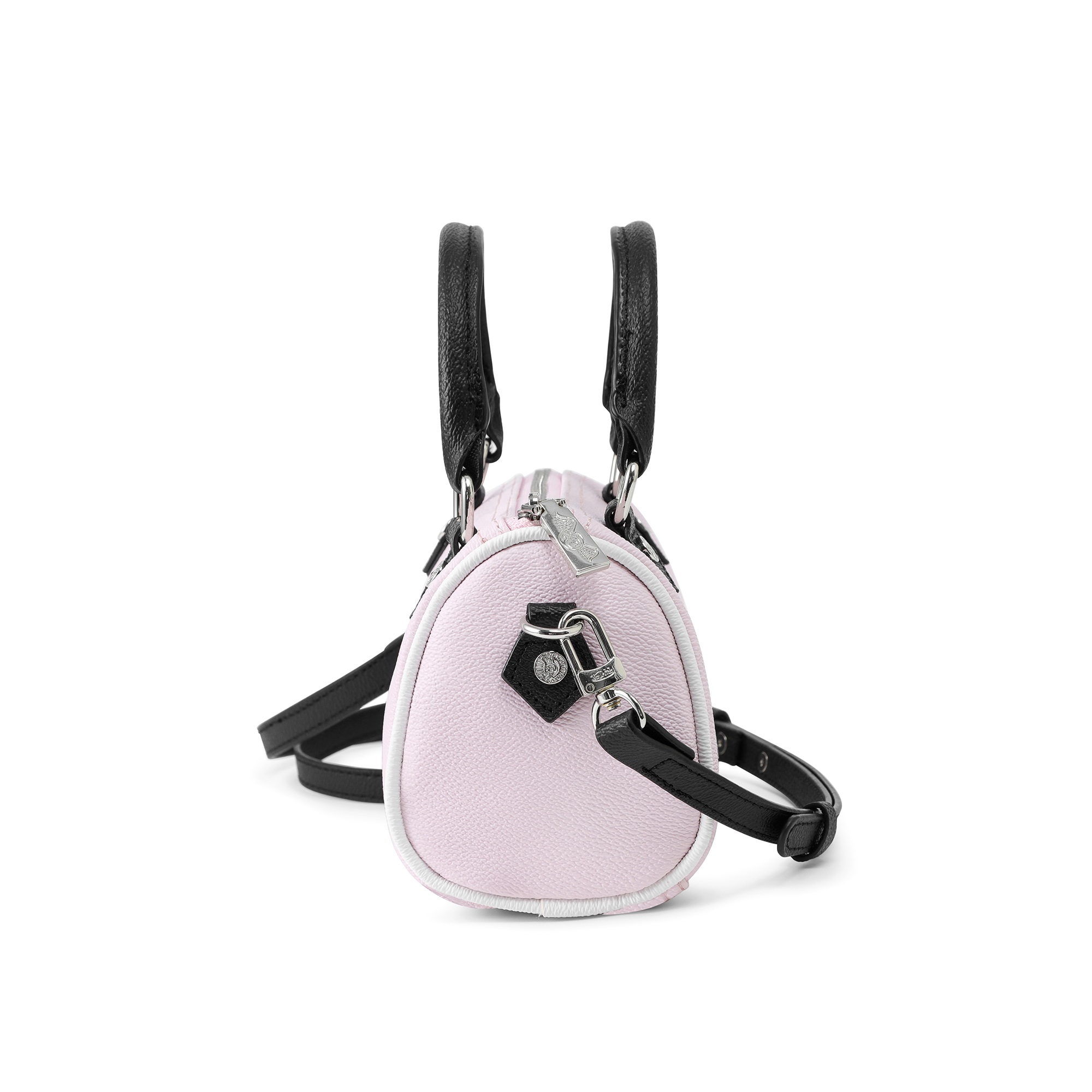 Von Dutch Core Hanna Bag - Baby Pink & Black - Image 5