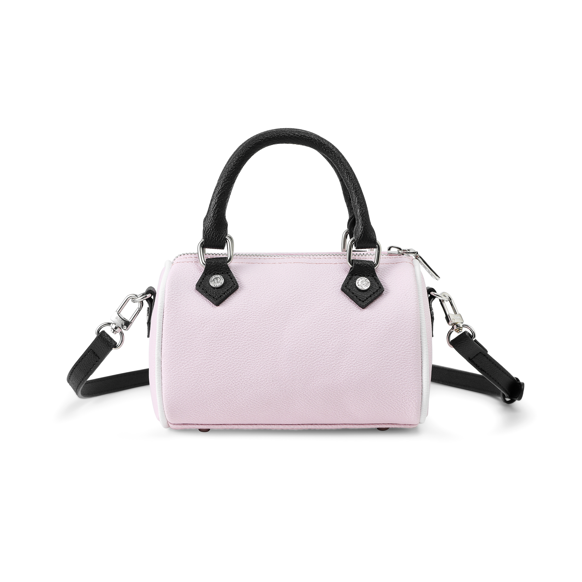Von Dutch Core Hanna Bag - Baby Pink & Black - Image 6