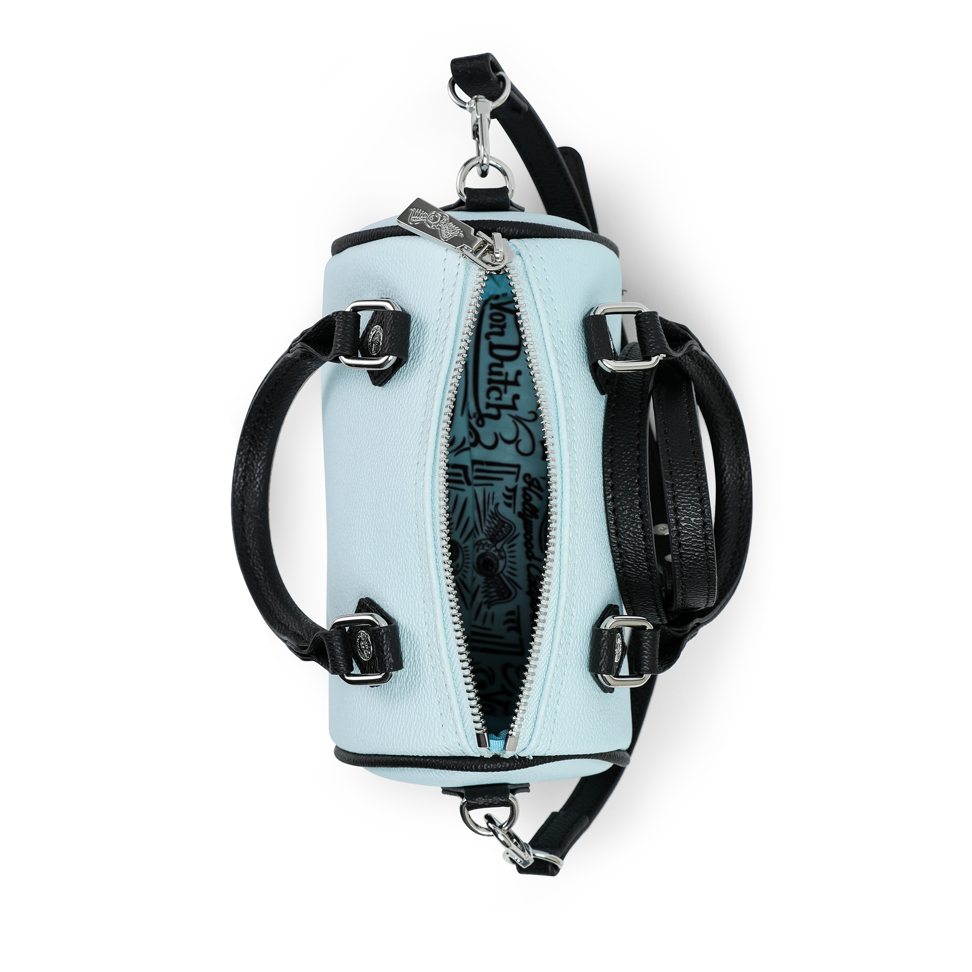 Von Dutch Core Hanna Bag - Turquoise & Black - Image 4