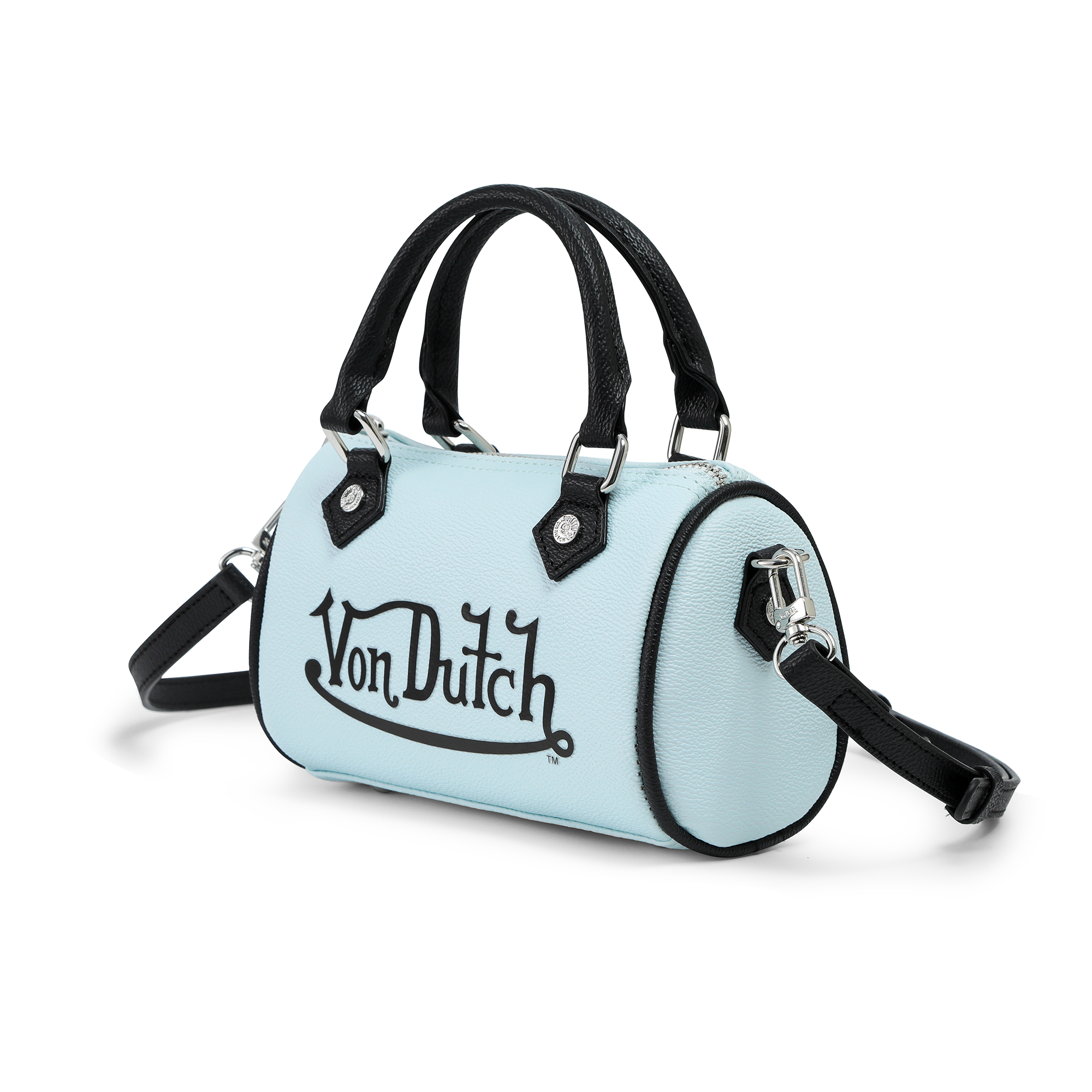 Von Dutch Core Hanna Bag - Turquoise & Black - Image 2