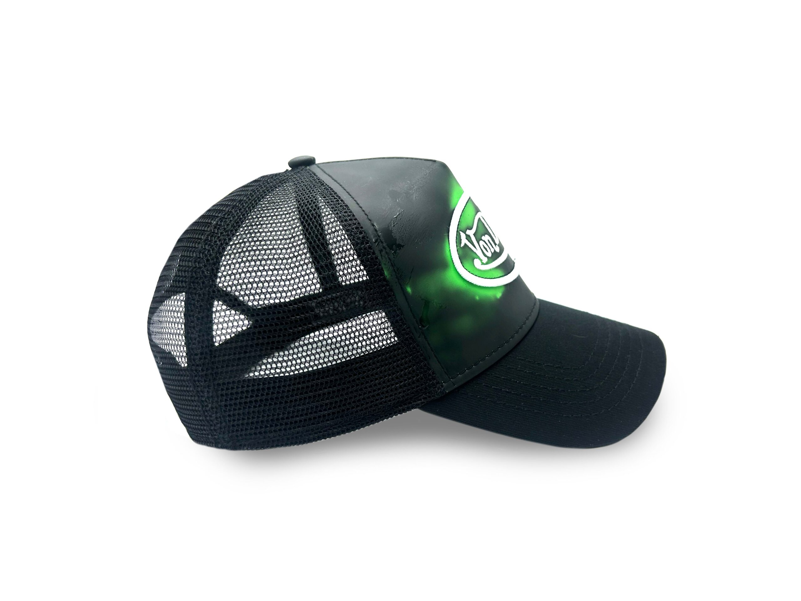 Von Dutch Black & Green Color Changing Trucker Hat - Image 7