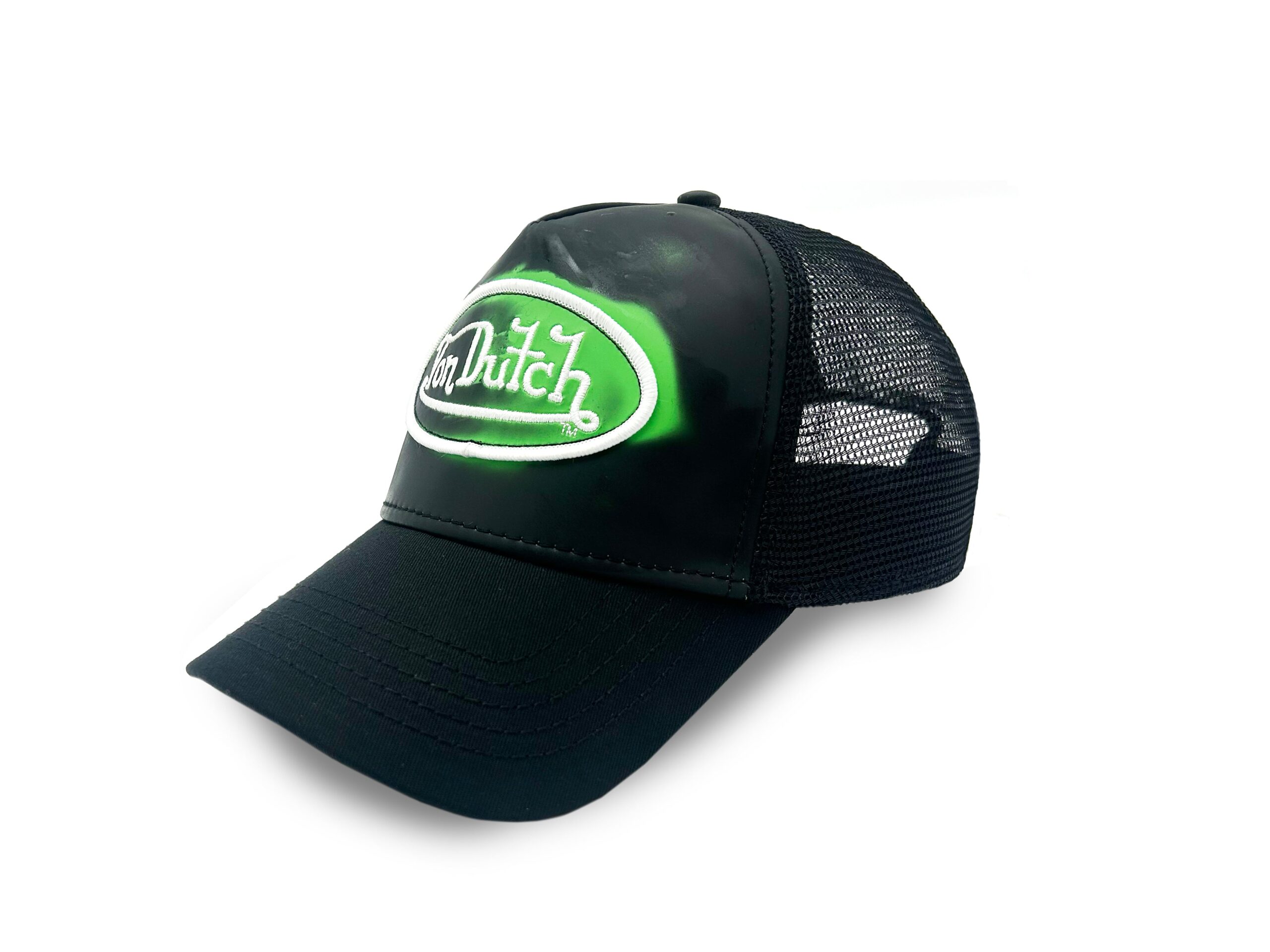 Von Dutch Black & Green Color Changing Trucker Hat - Image 6