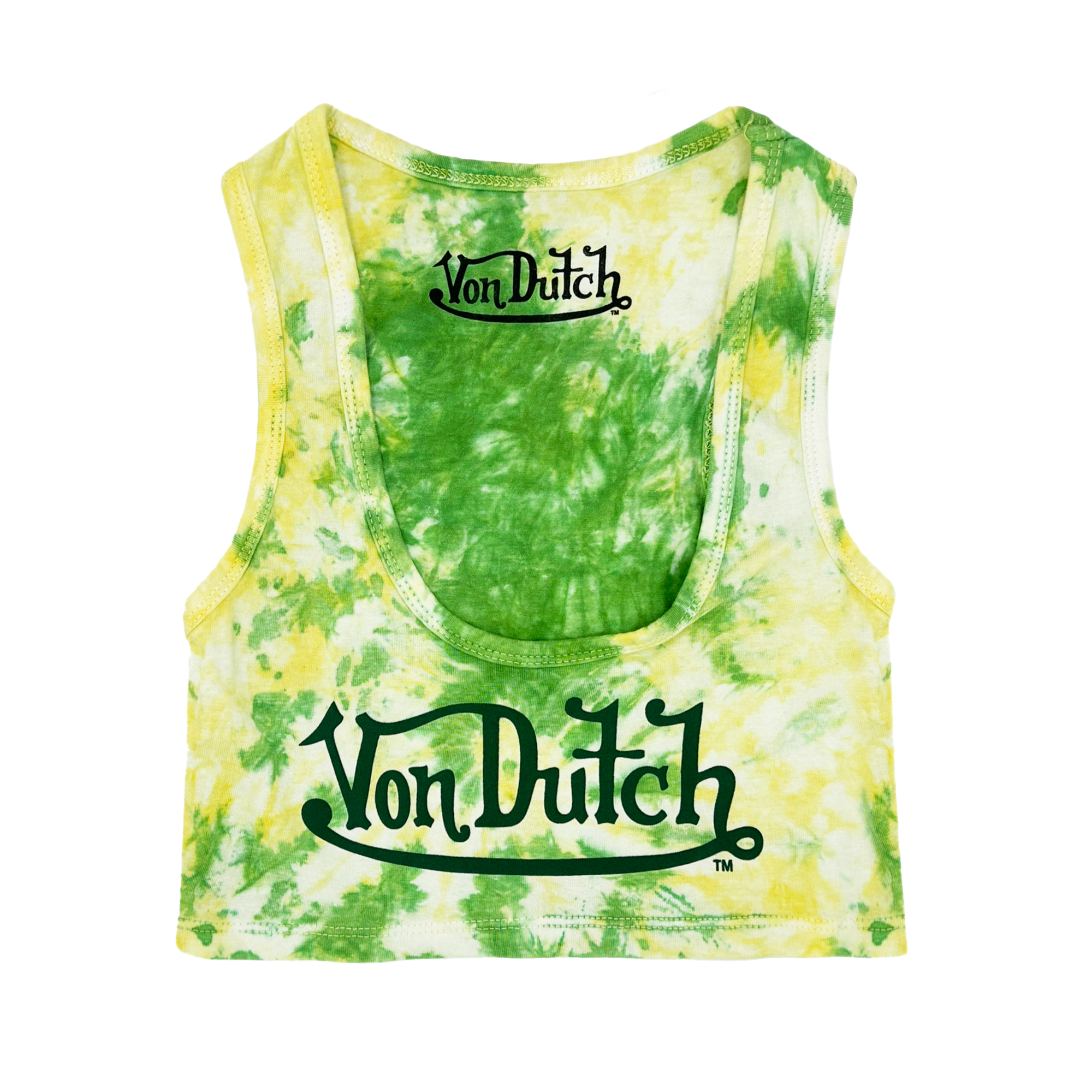 Von Dutch Classic Women's Tie-Dye Crop Tank - Image 3