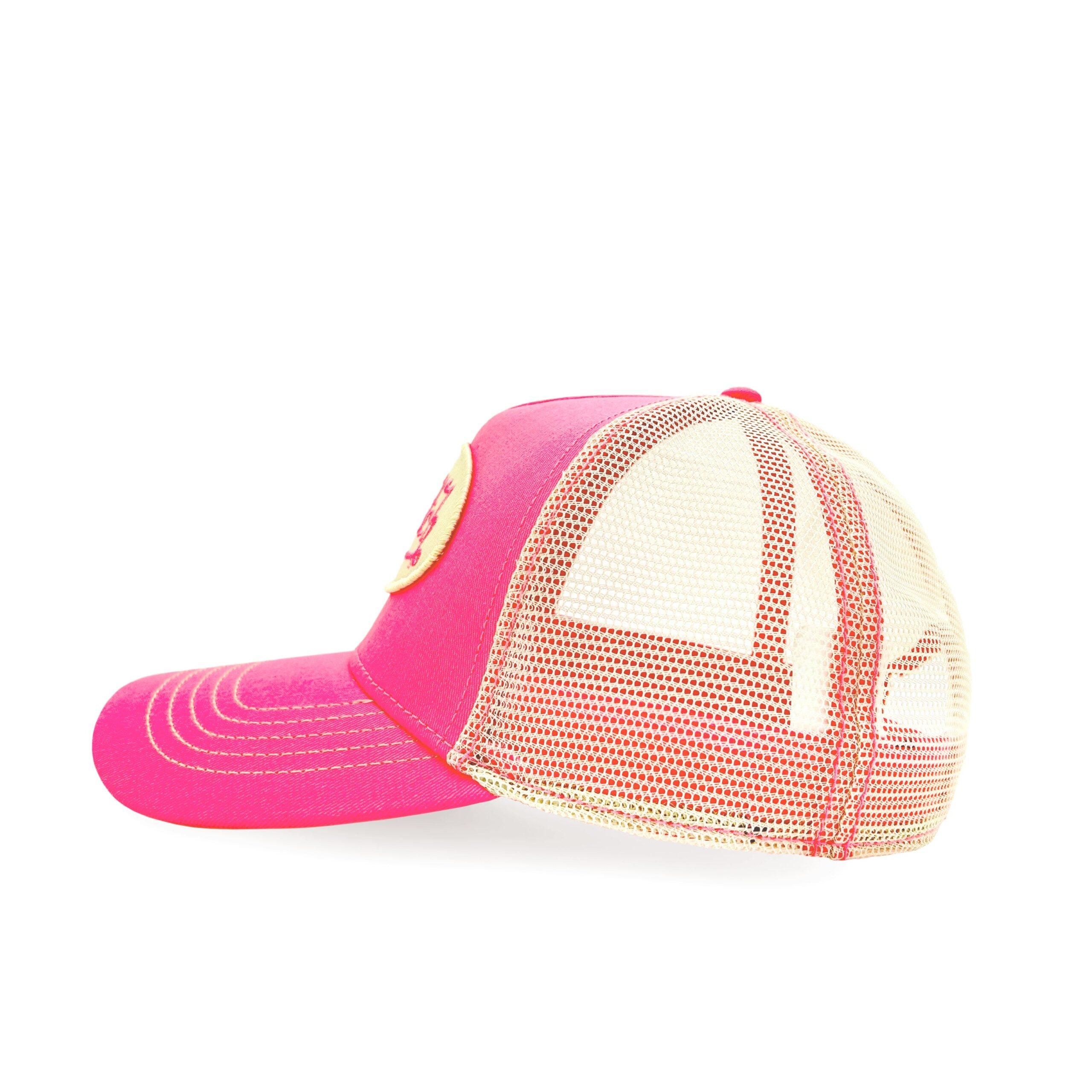Von Dutch Pink & Grey Classic Trucker Hat - Image 2
