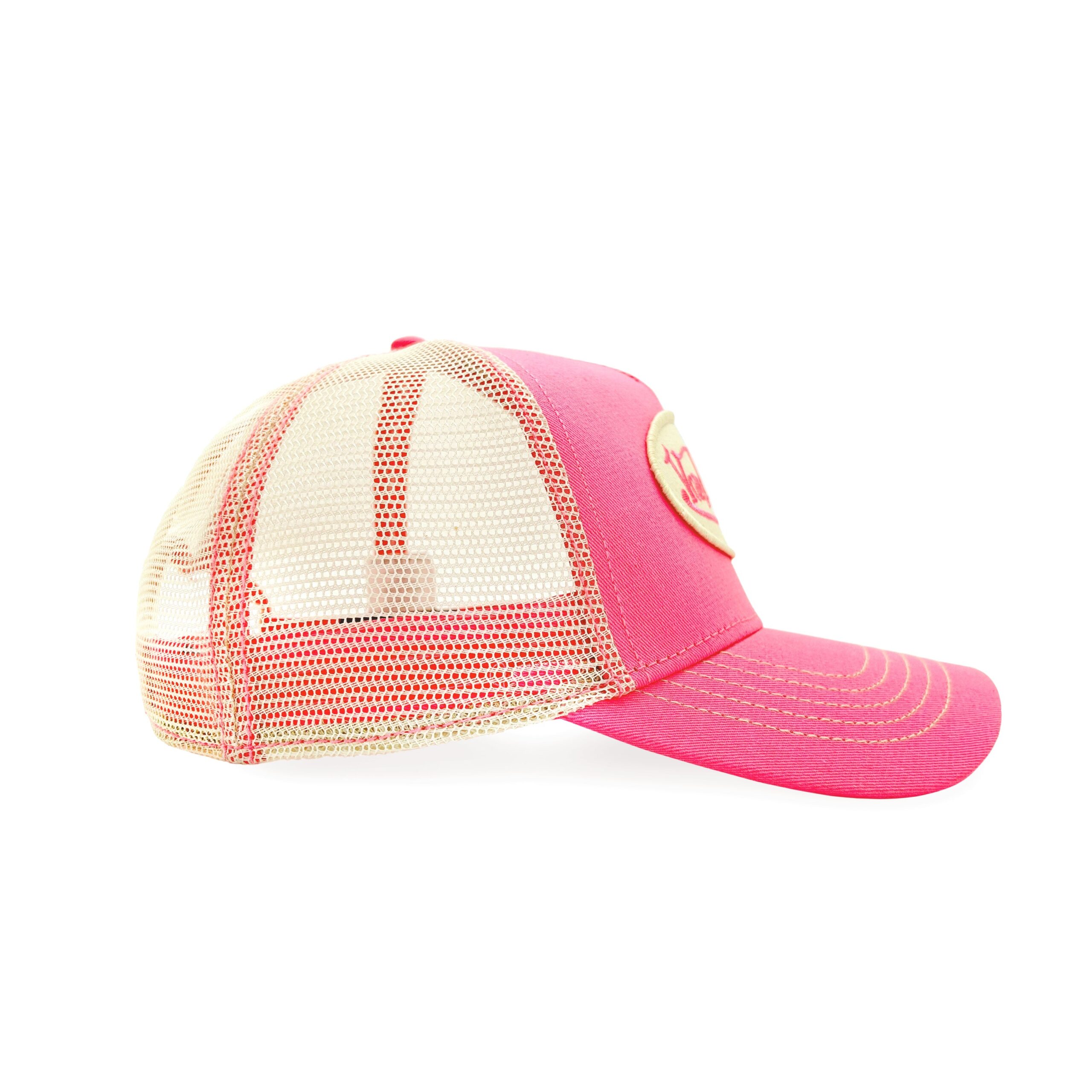 Von Dutch Pink & Grey Classic Trucker Hat - Image 3