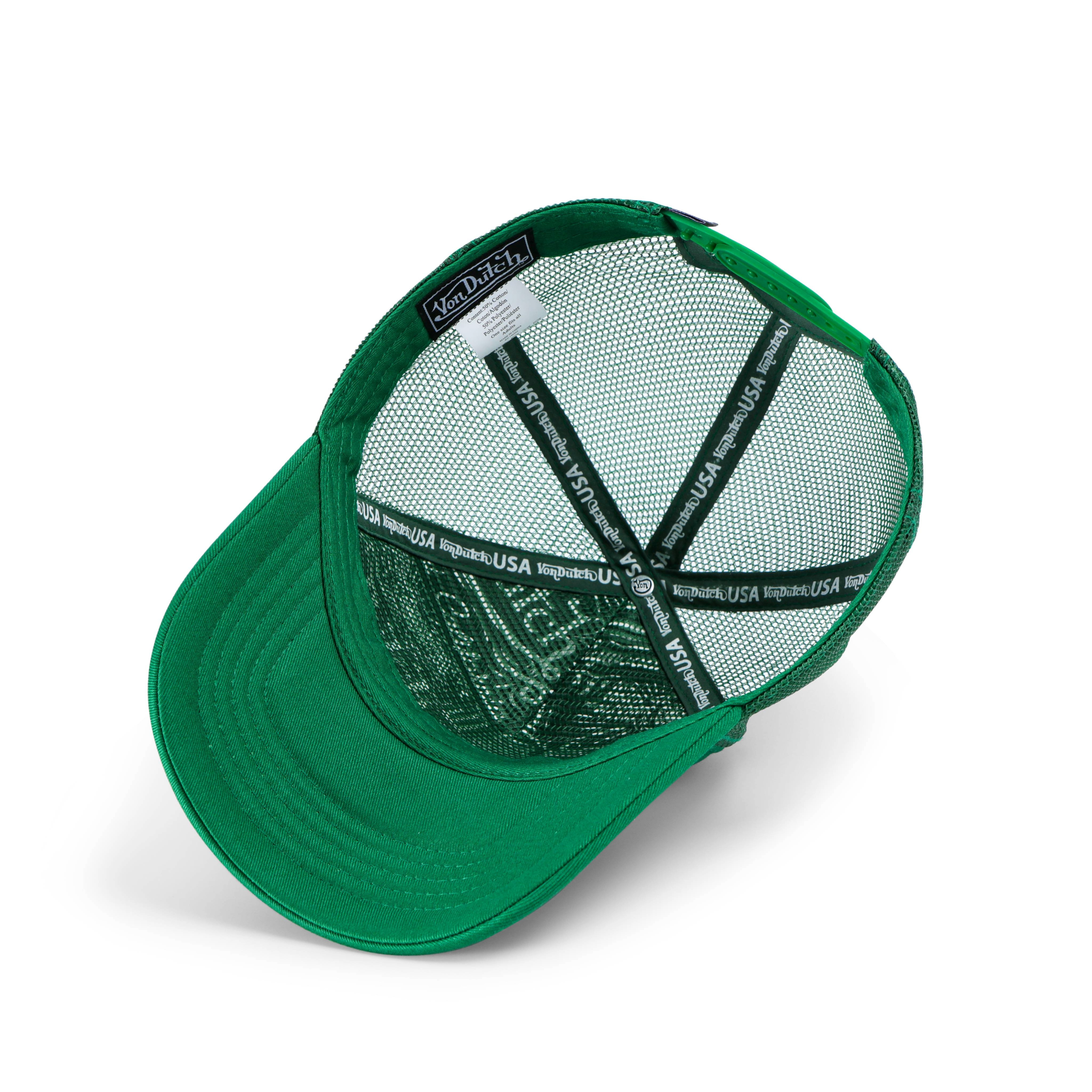 Von Dutch Foam Chopper Trucker Hat - Forest Green - Image 5