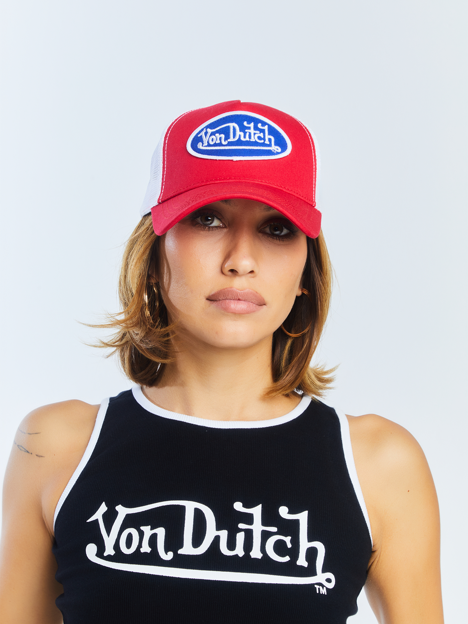 Von Dutch 4th Trucker Hat - Red - Image 6