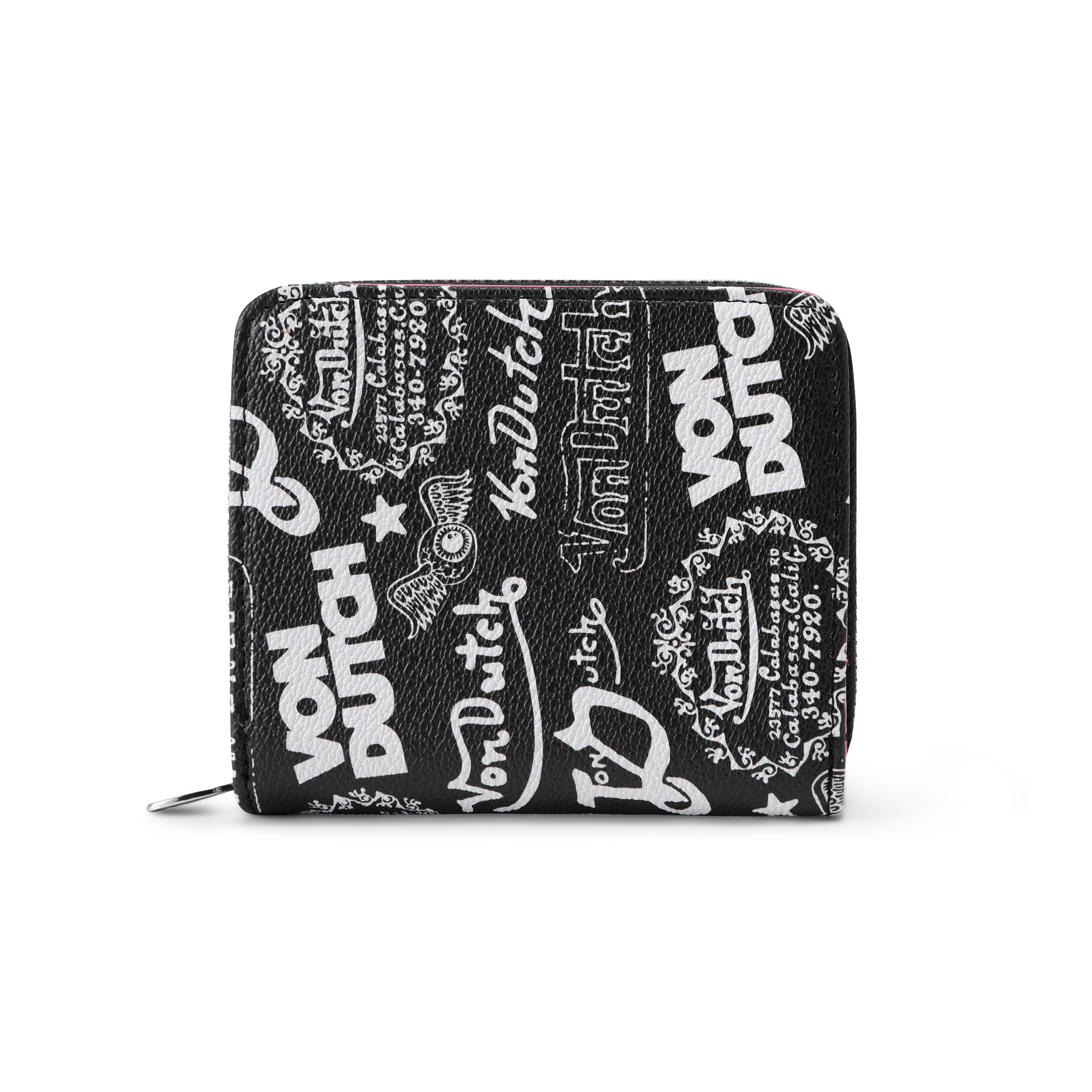 Logo Stamps Zip-Up Wallet