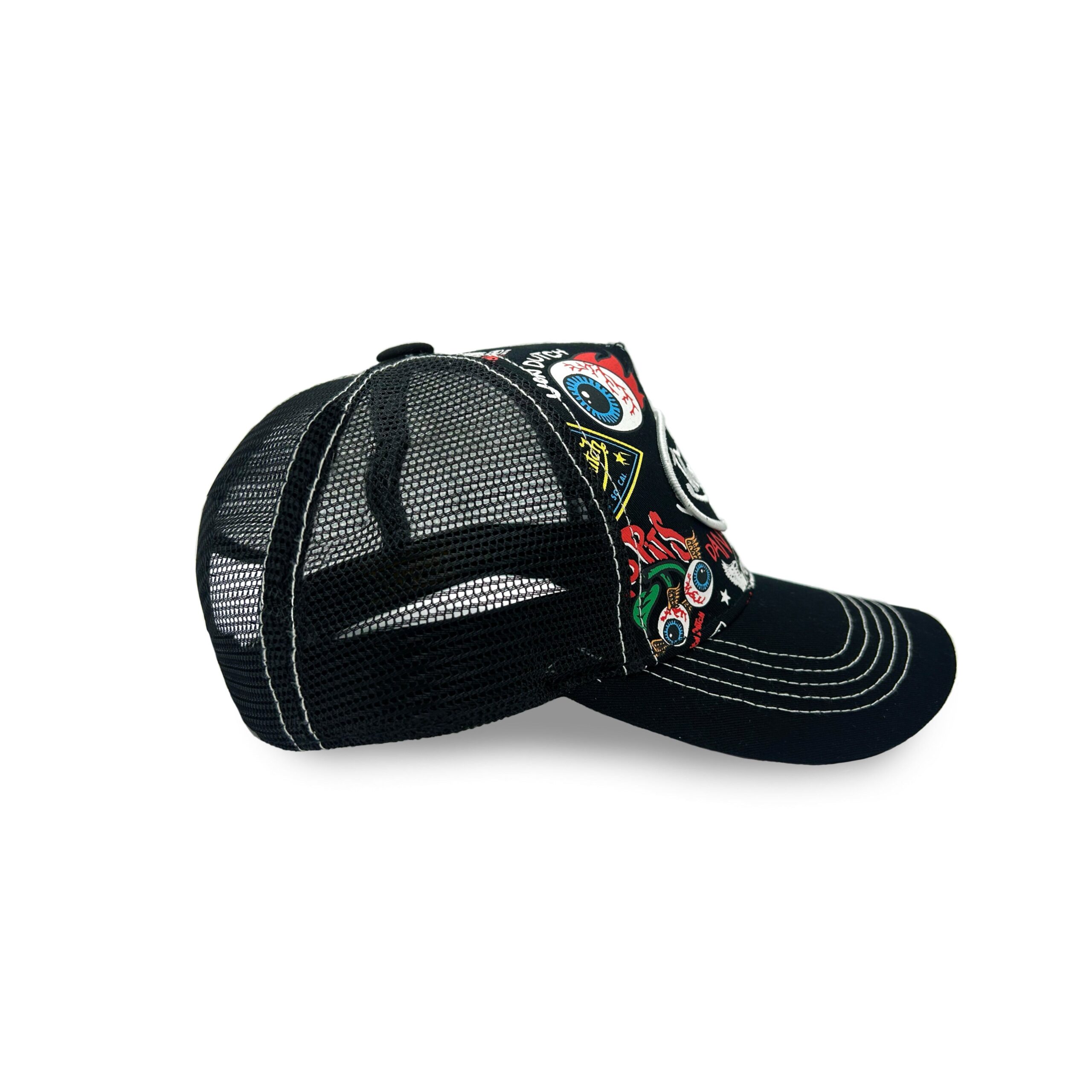 Von Dutch Jax Black Trucker Hat - Image 3
