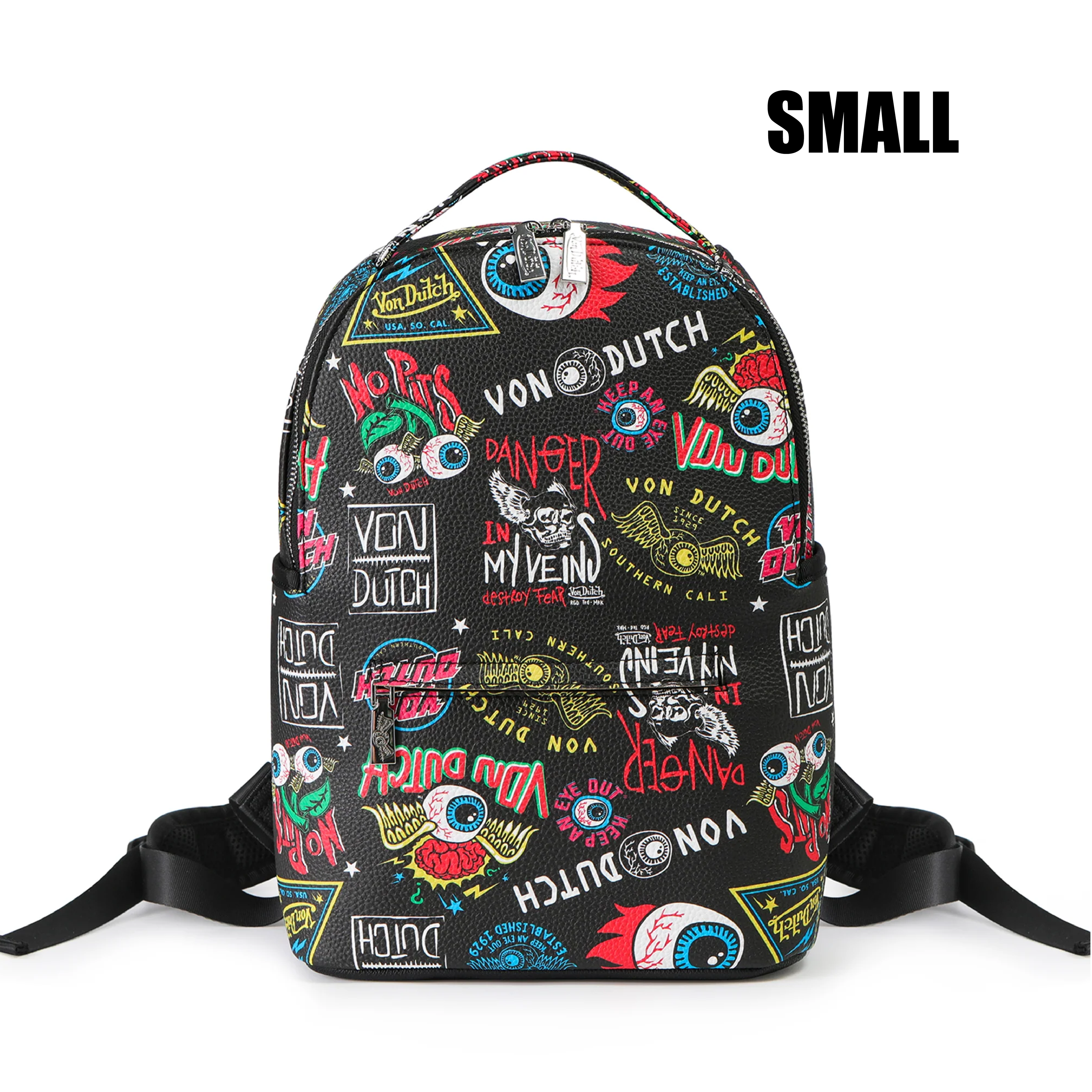 Von Dutch Small Sized Black Jax Backpack
