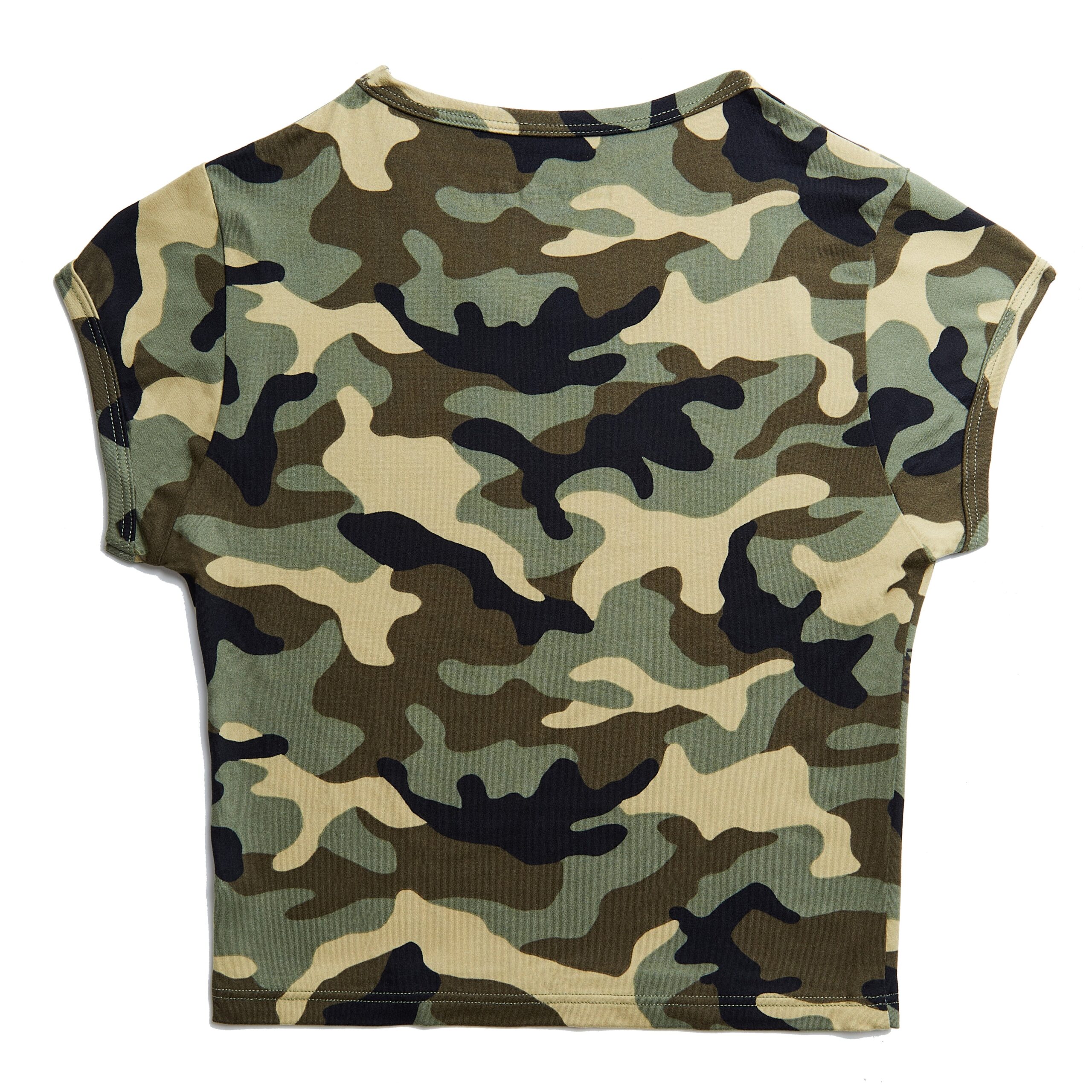 Von Dutch Green Camo Chopper Cross Baby Tee - Image 2