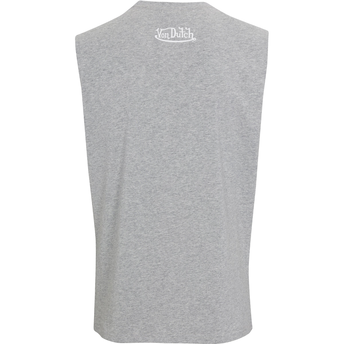 Von Dutch Originals Flying Eyeball Gray Sleeveless Tee - Image 2