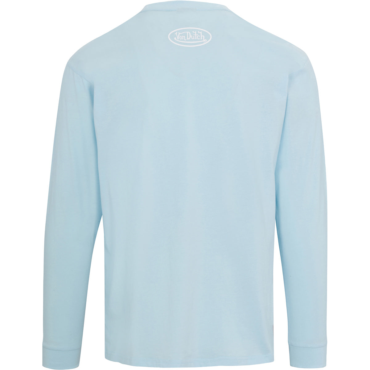 Von Dutch Originals Logo Light Blue LS Tee - Image 2
