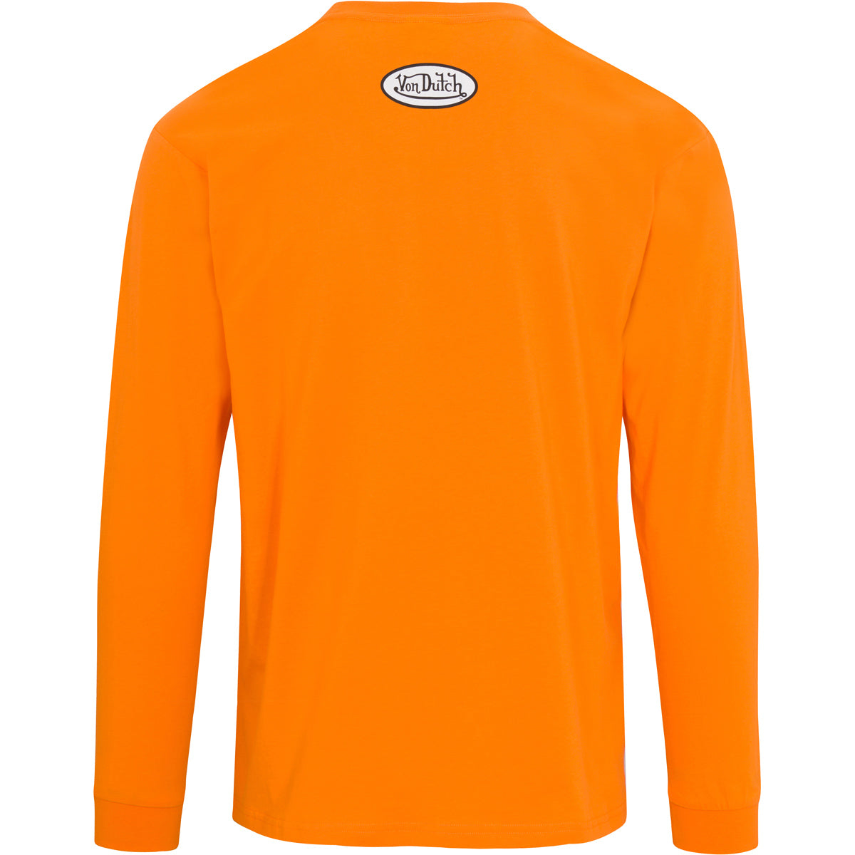 Von Dutch Originals Logo Orange LS Tee - Image 2