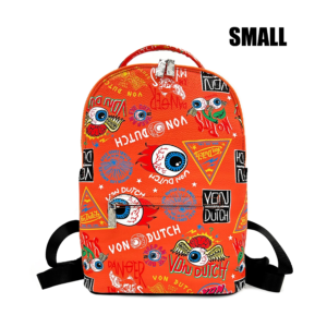 Von Dutch Small Orange Jax Backpack