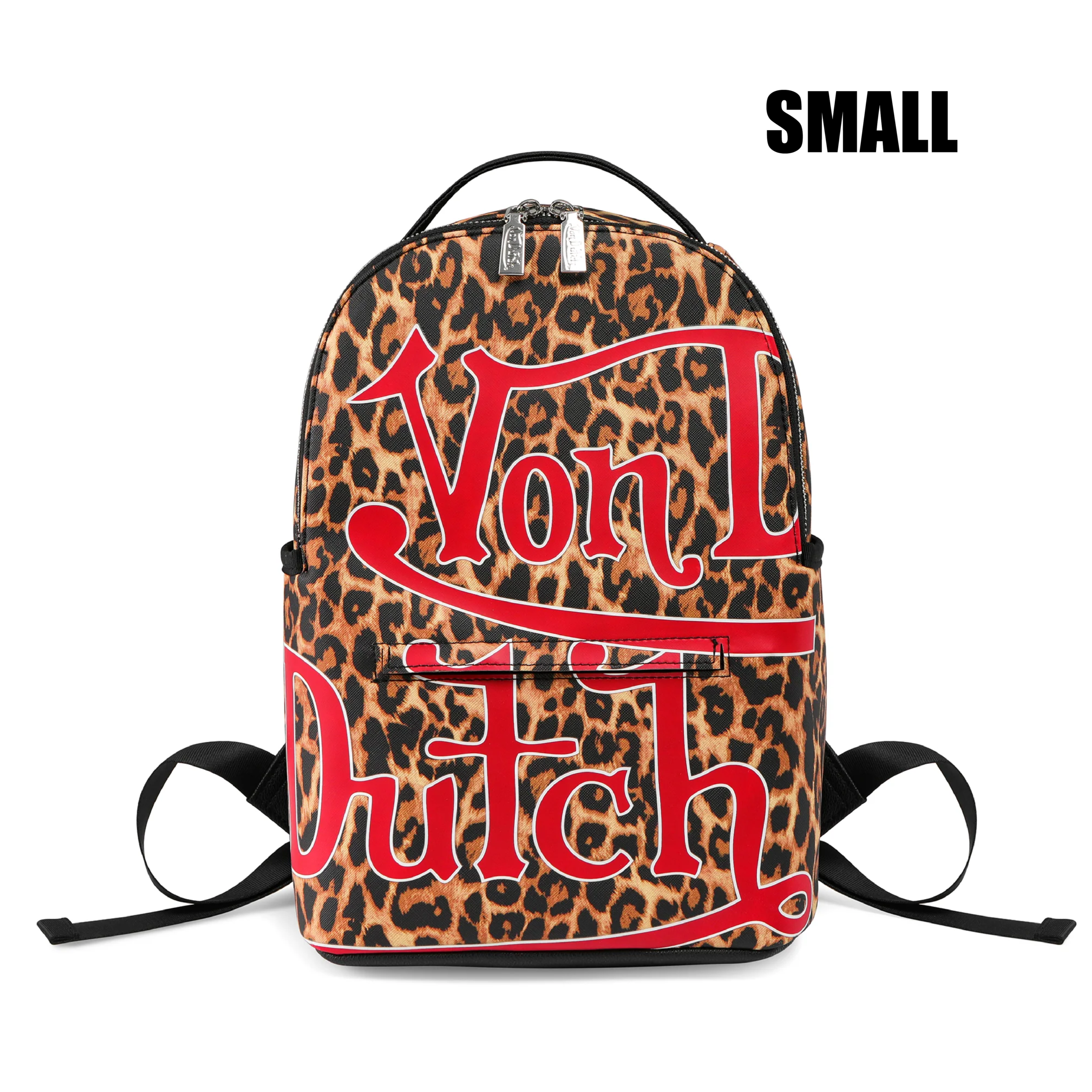 Von Dutch Small Sized Cheetah Print Backpack
