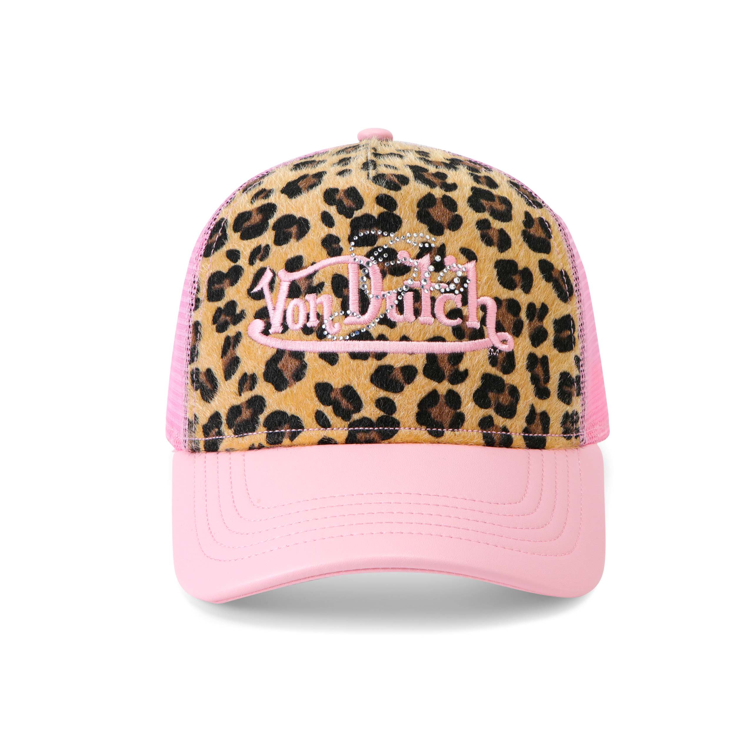 I.AM.GIA X VON DUTCH LEOPARD TRUCKER HAT - Image 2