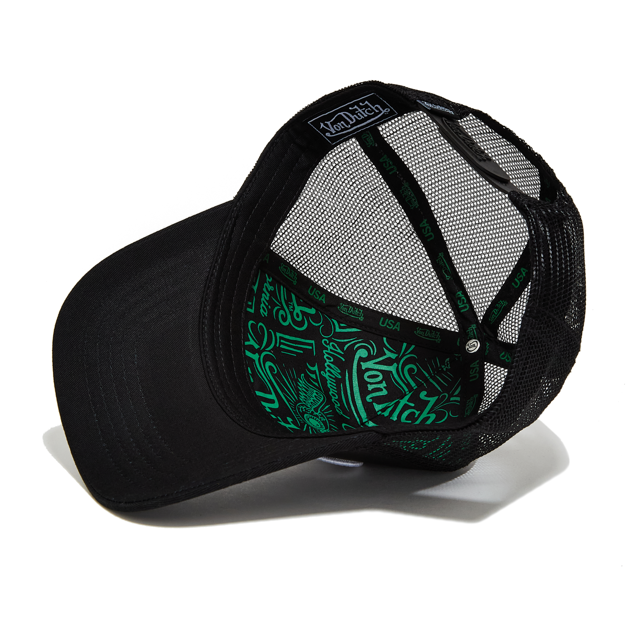 Von Dutch Black & Green Color Changing Trucker Hat - Image 8