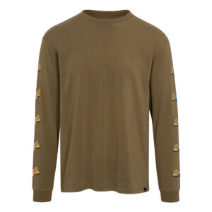 Von Dutch Flying Eyeball Khaki LS Tee