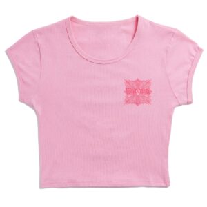 Von Dutch Pink Chopper Baby Tee