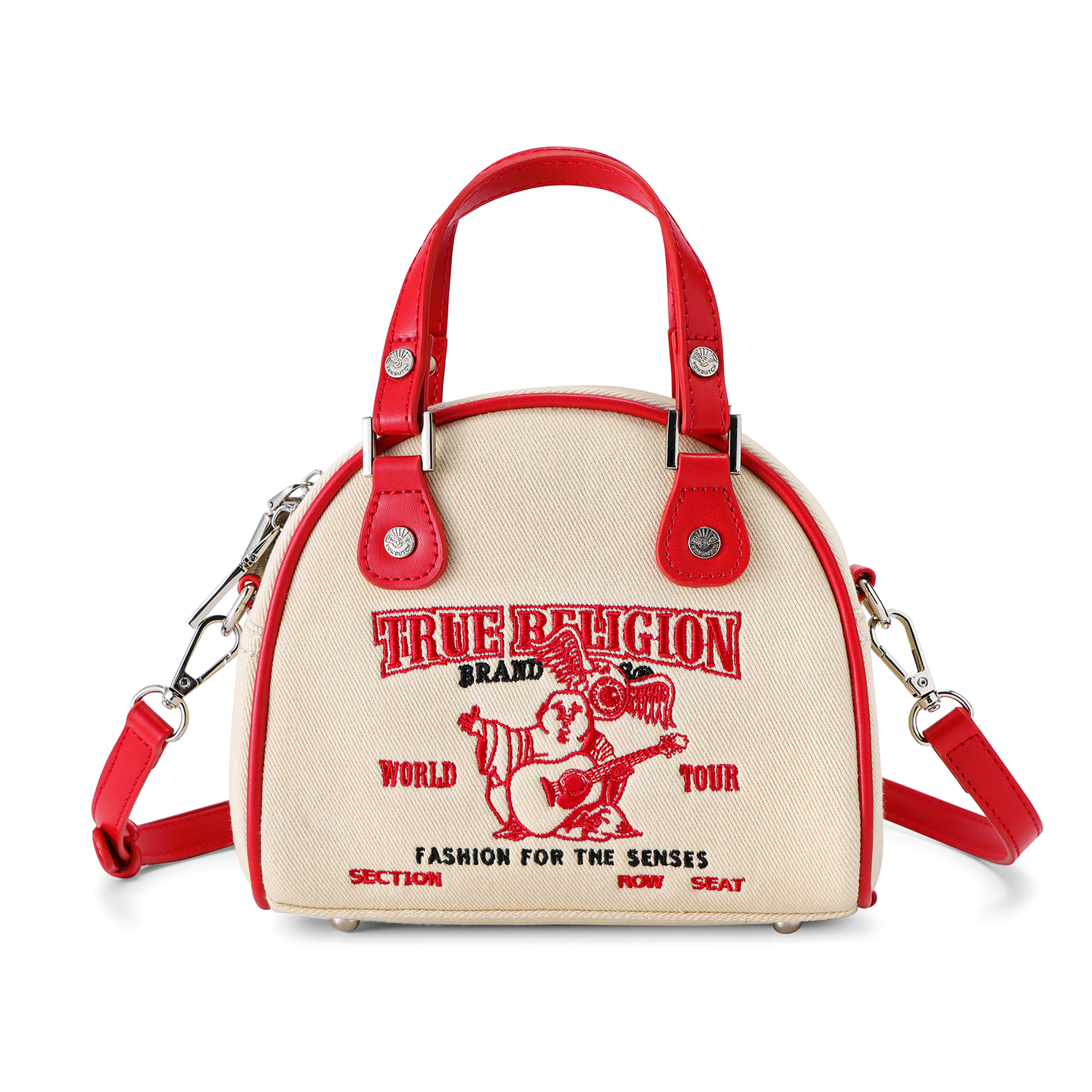 Von Dutch x True Religion Bowling Bag - Cream Denim - Image 3