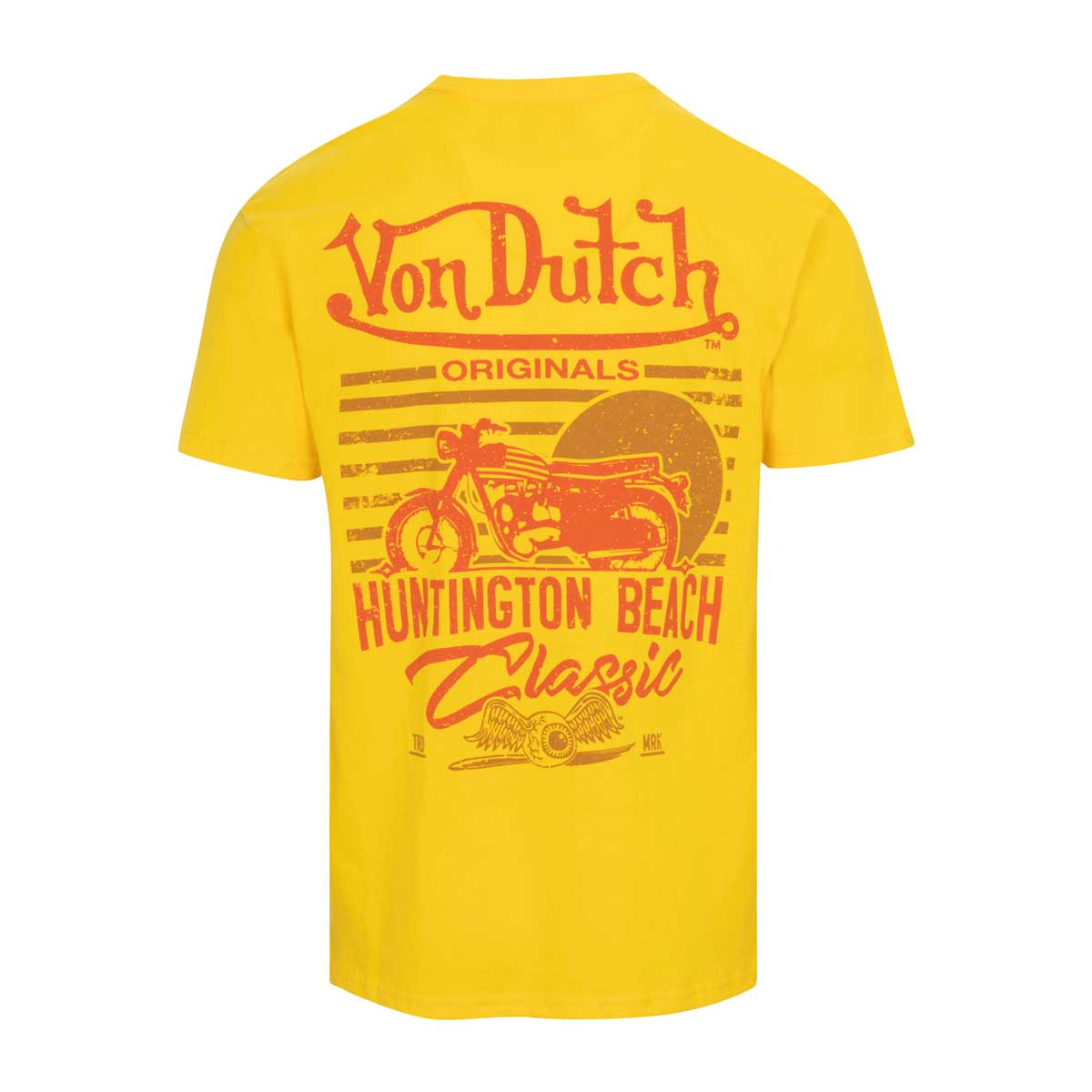 Von Dutch Authentics Huntington Beach Yellow SS Tee - Image 2
