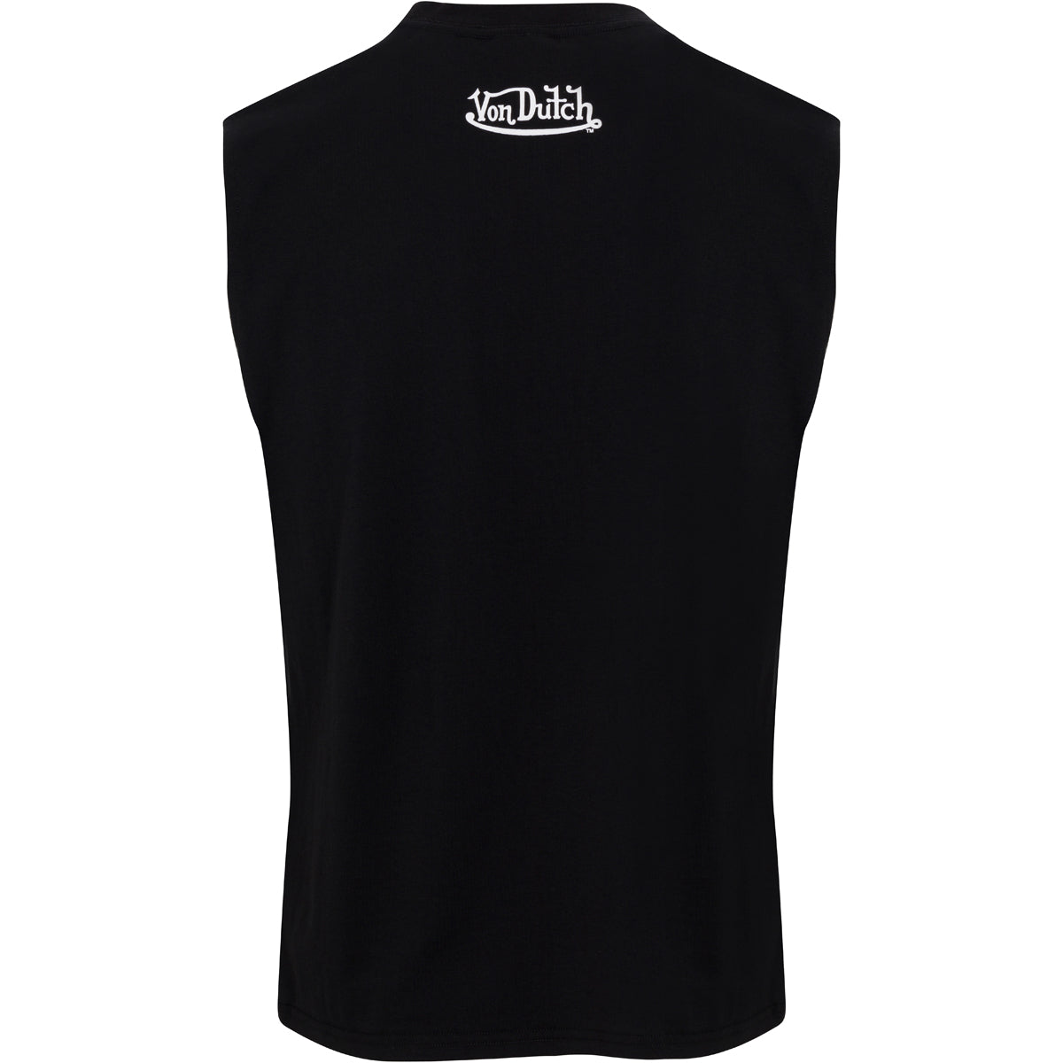 Von Dutch Originals Flying Eyeball Black Sleeveless Tee - Image 2