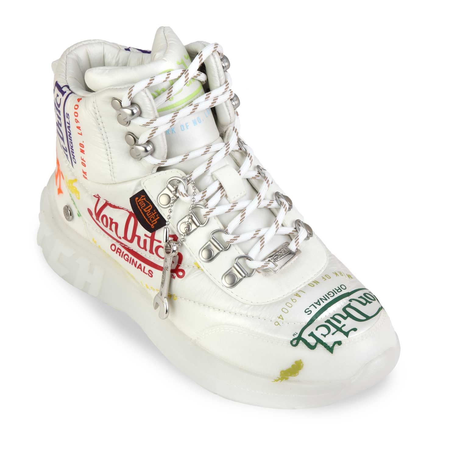 Von Dutch Women's White Puffer Shoe - Image 2
