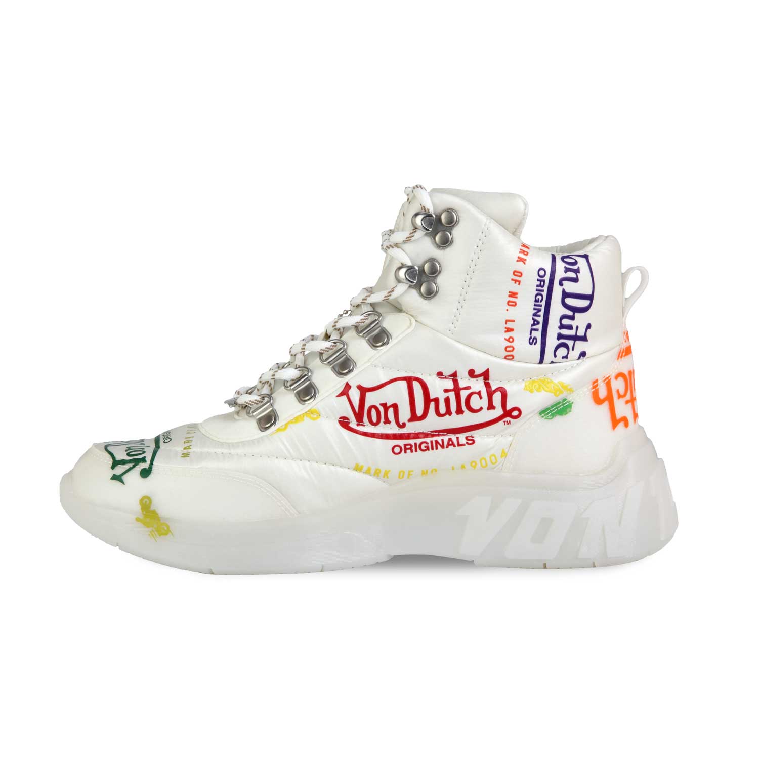 Von Dutch Women's White Puffer Shoe - Image 4