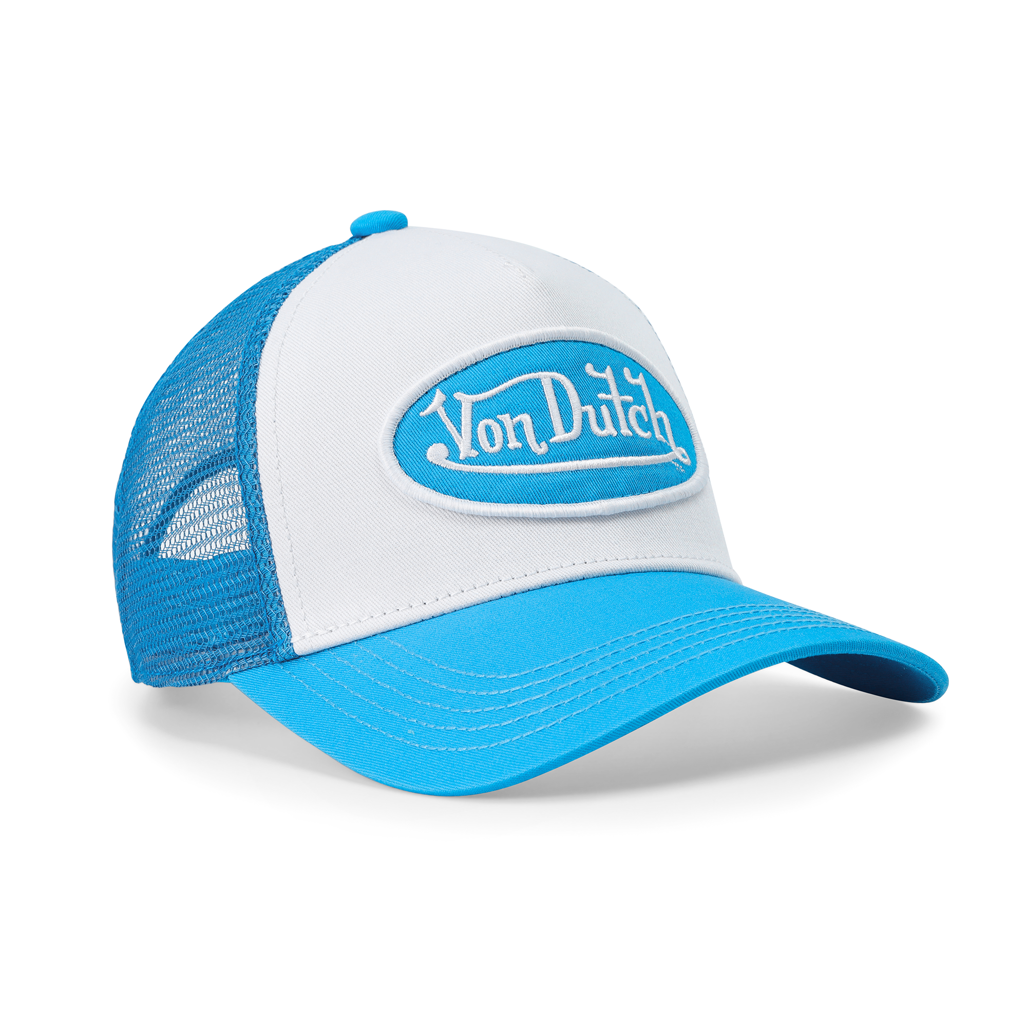 Von Dutch Kids Classic Trucker Hat - Blue & White - Image 3
